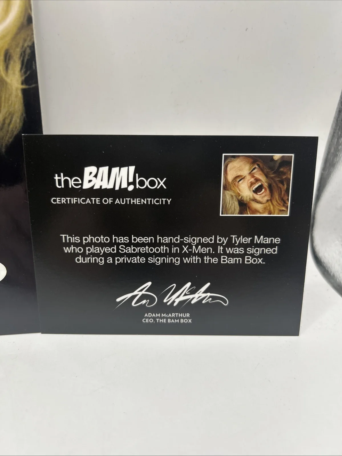 Tyler Mane — X-Men: Tyler Mane Sabretooth - Original Signed 8x10 Photo Marvel COA, изображение 4