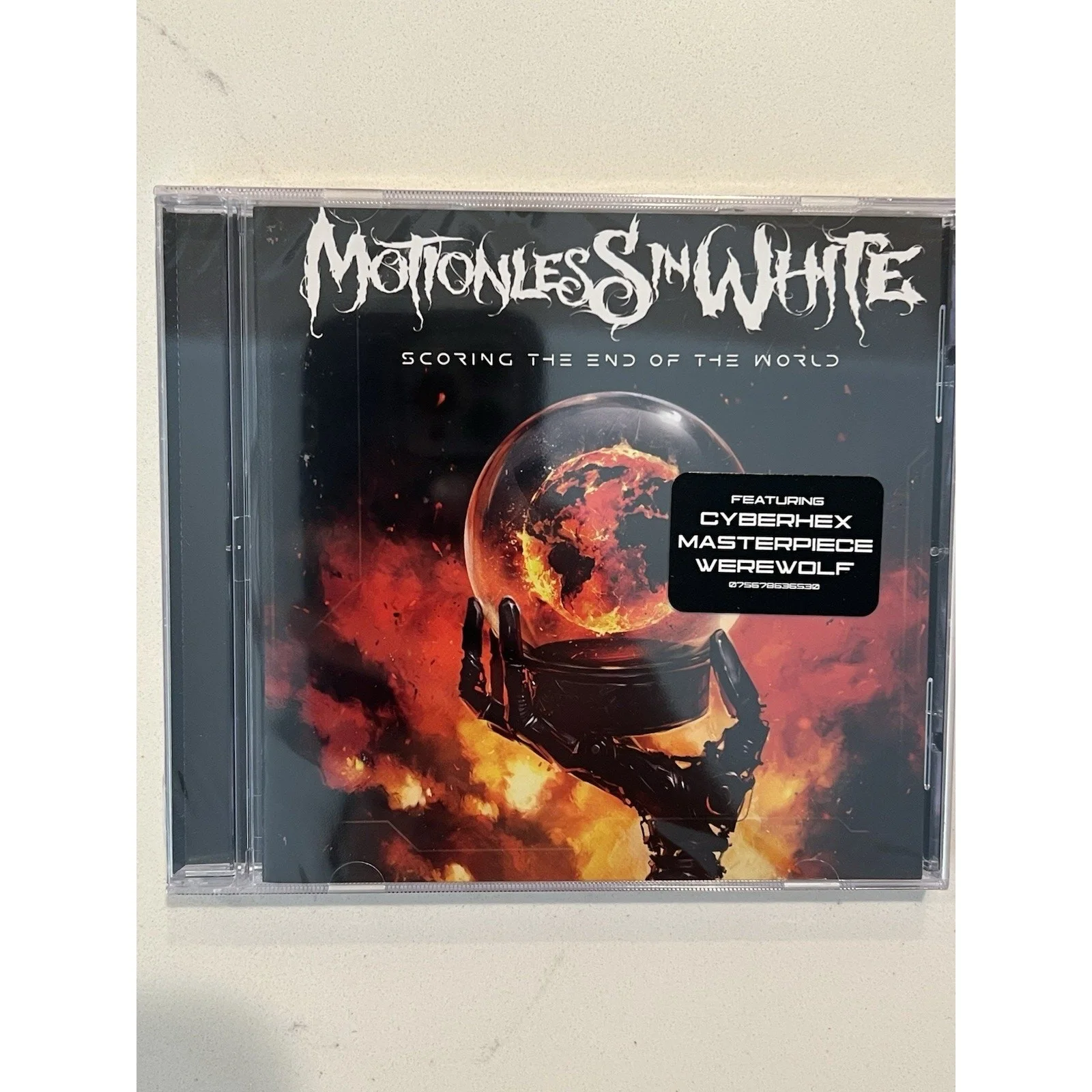Motionless In White SIGNED Scoring The End Of The World CD COA AUTOGRAPHED #12, изображение 2