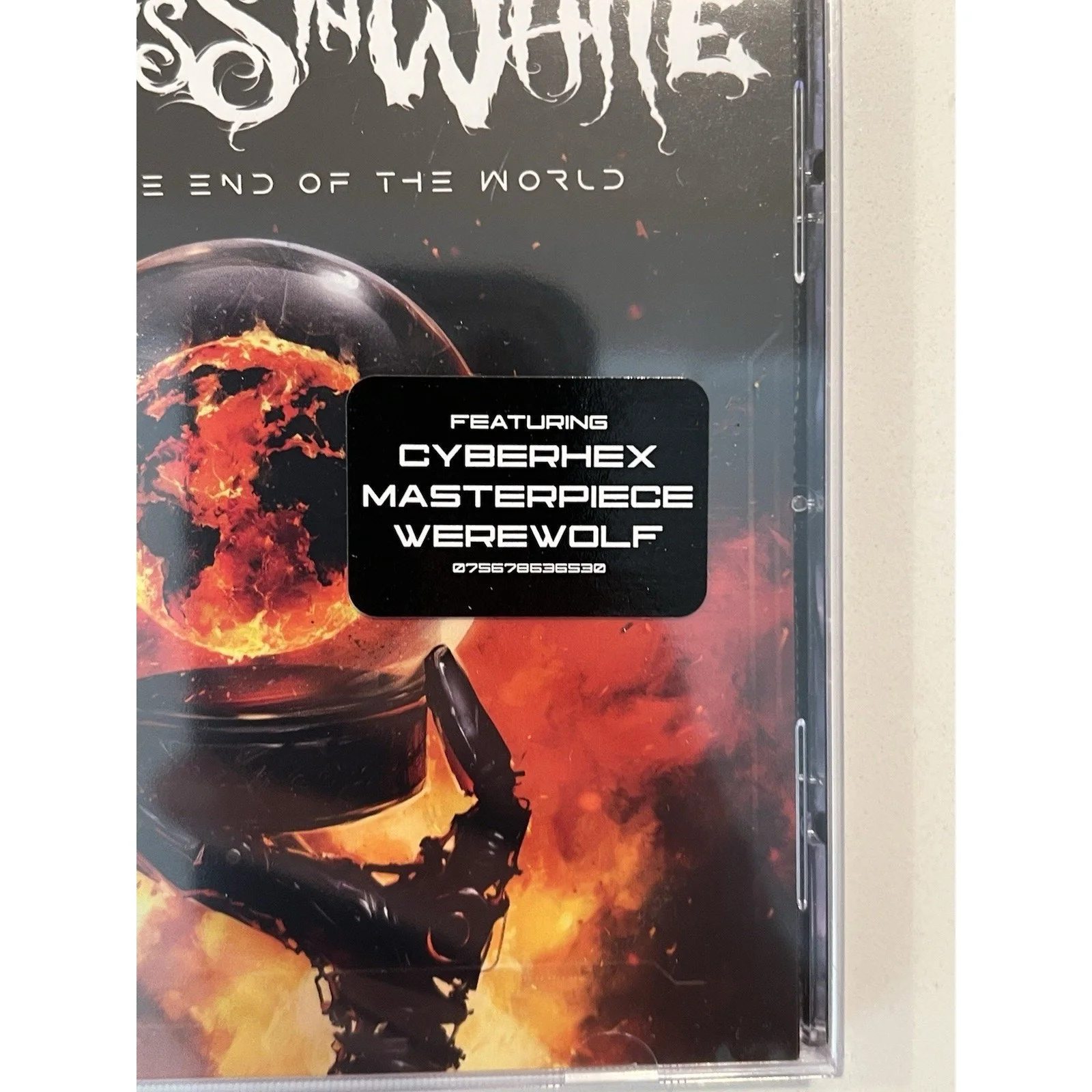 Motionless In White SIGNED Scoring The End Of The World CD COA AUTOGRAPHED #12, изображение 3
