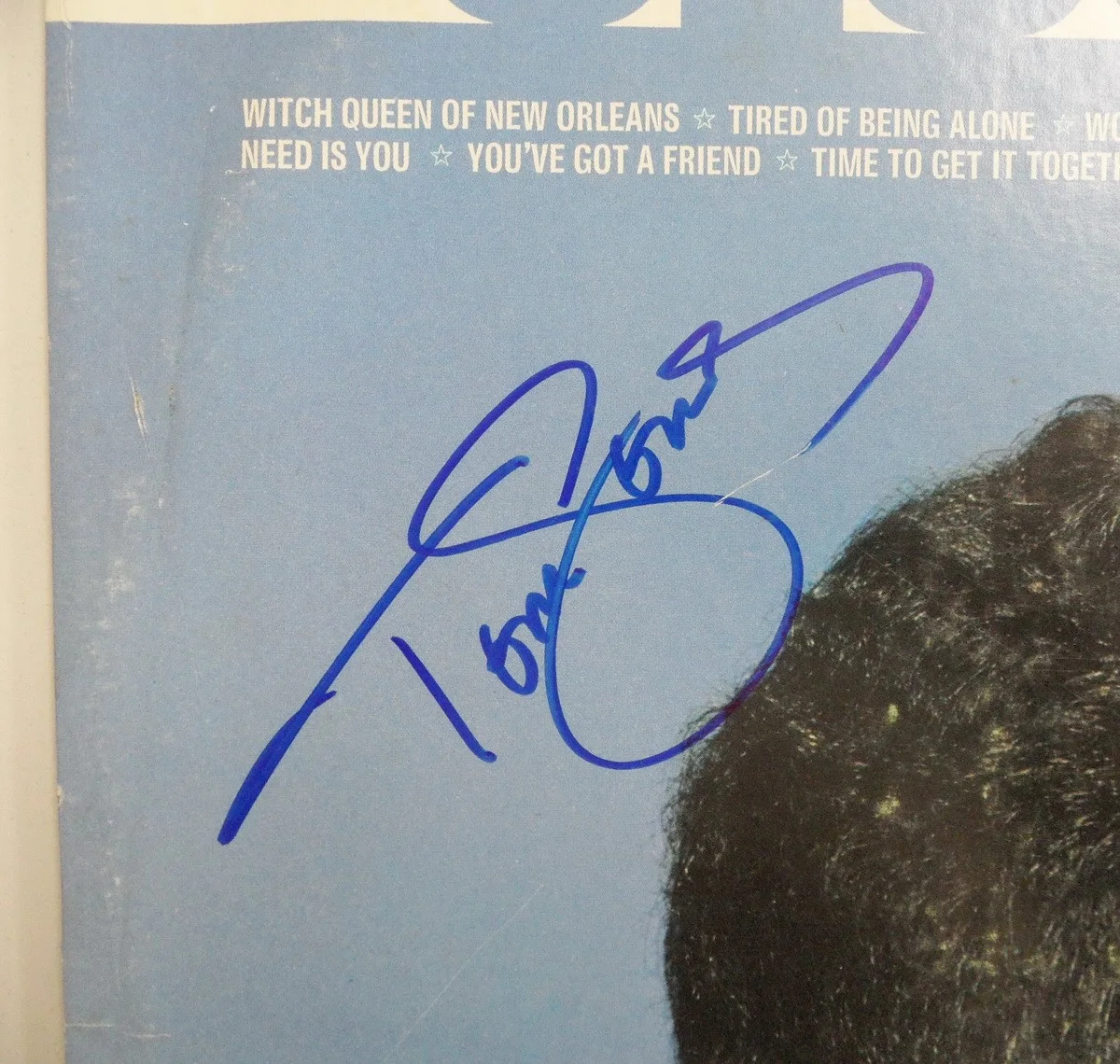 SIGNED 1972 Tom Jones 'Close Up' Vinyl Record Autographed, image 3