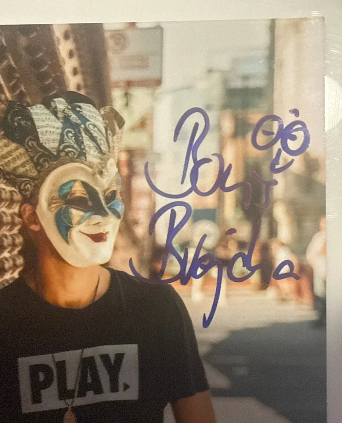 Boris Brejcha signed auto 8x10 Photo EDM DJ, image 2