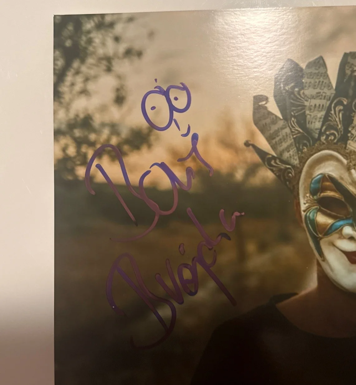 Boris Brejcha signed auto 8x10 Photo EDM DJ, image 2