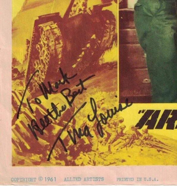 Tina Louise — TINA LOUISE JSA Autographed 11X14 Lobby Card FREE SHIP Gilligan's Island not PSA, изображение 2