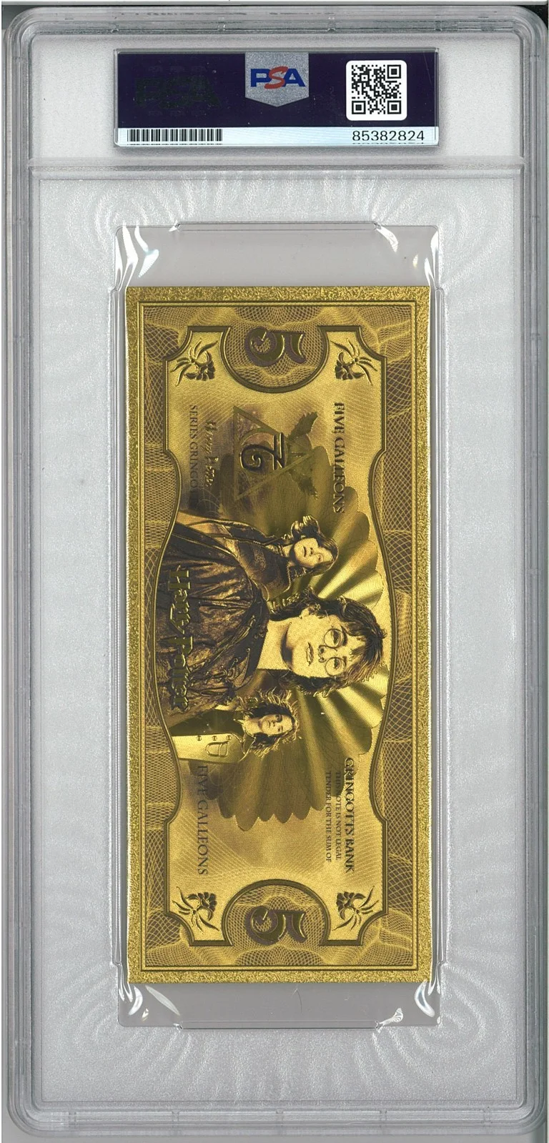 Daniel Radcliffe — Daniel Radcliffe Signed Autograph Slabbed Harry Potter Currency PSA DNA, image 2