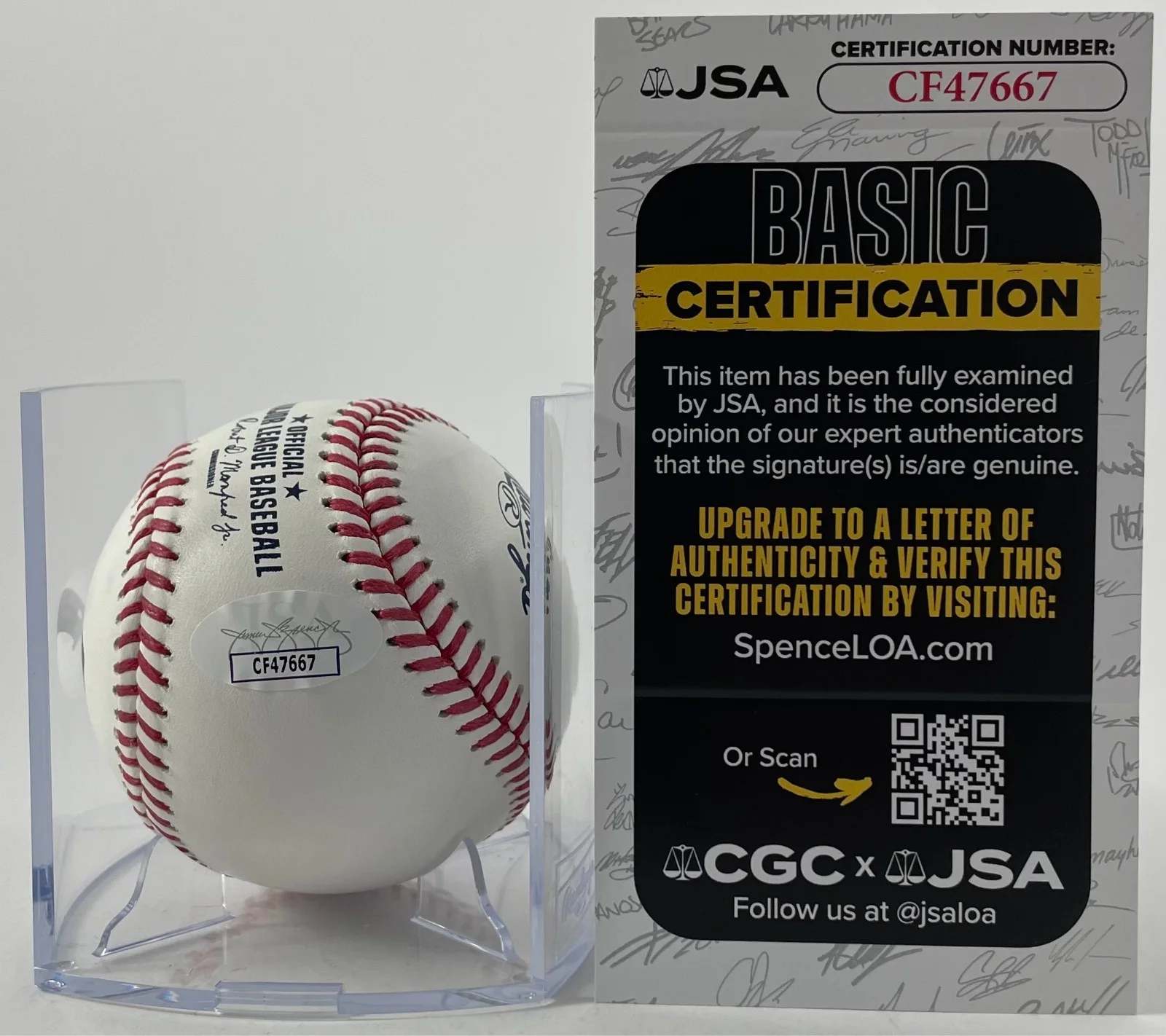 Thomas Ian Nicholas — Thomas Ian Nicholas Signed Rawlings MLB Baseball Rookie Of The Year JSA COA, image 2