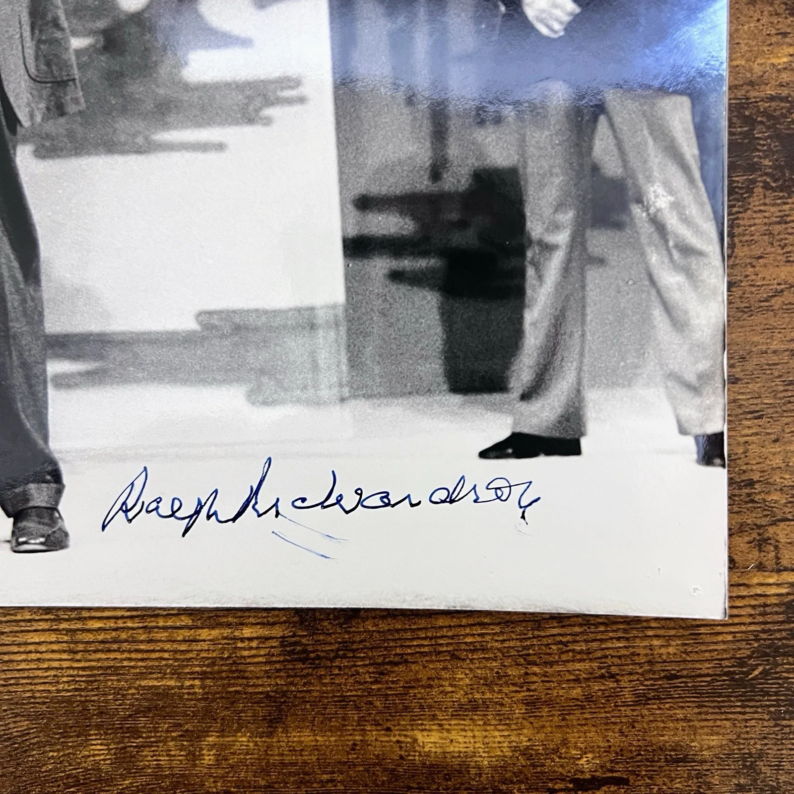 Ralph Richardson Signed 8x10 Photo Early Days London Theatre Autographed, изображение 2