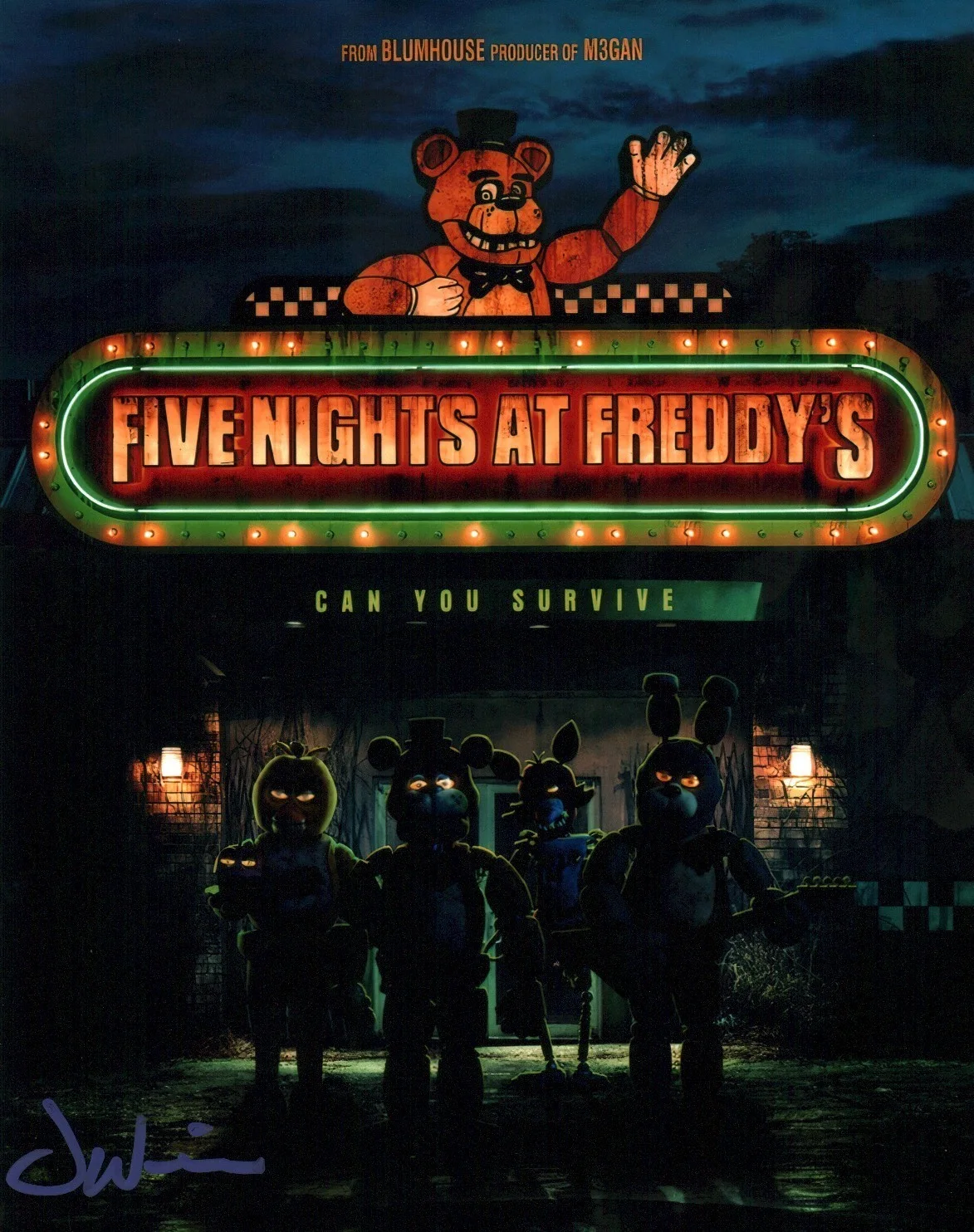 Jess Weiss — Jess Weiss Five Nights at Freddy's 8x10 Signed Photo JSA Certified Autograph