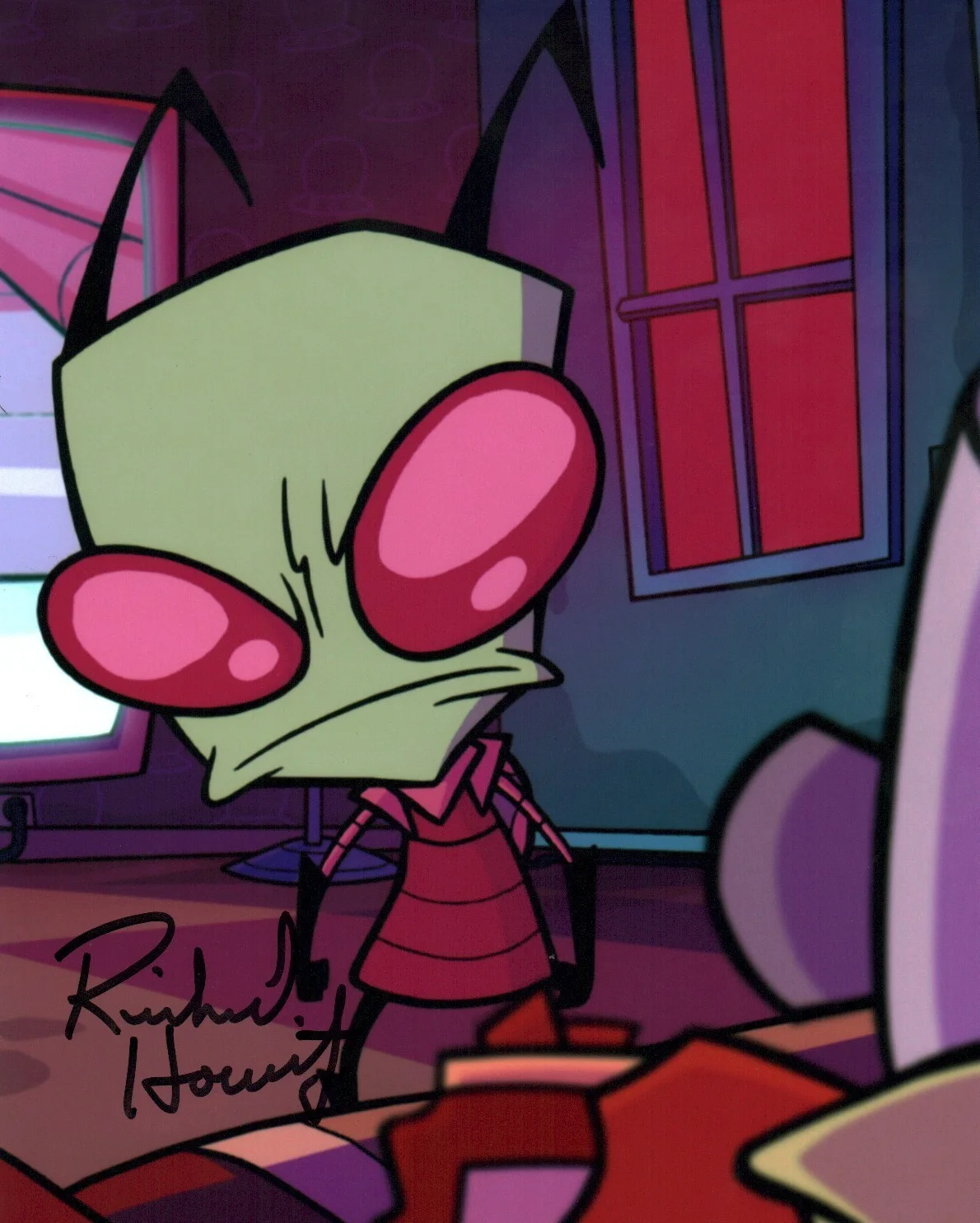 Richard Horvitz — Richard Horvitz Invader Zim 8x10 Signed Photo JSA Certified Autograph