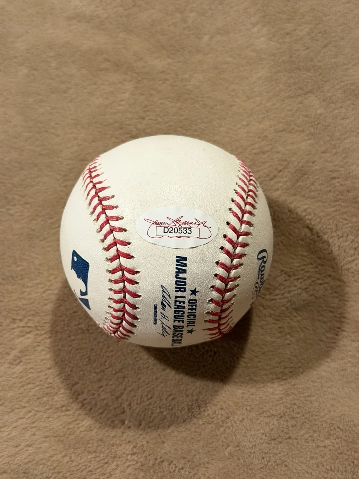 Evel Knievel Signed Baseball JSA Sticker Autograph Authentic Daredevil, image 2