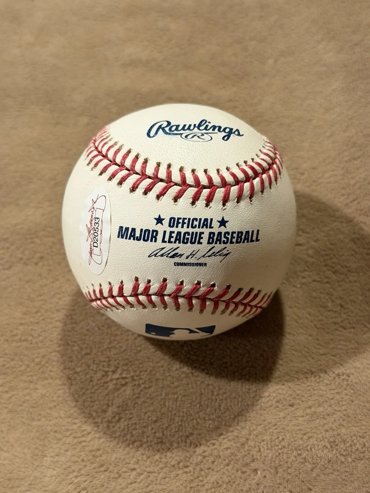 Evel Knievel Signed Baseball JSA Sticker Autograph Authentic Daredevil, image 3