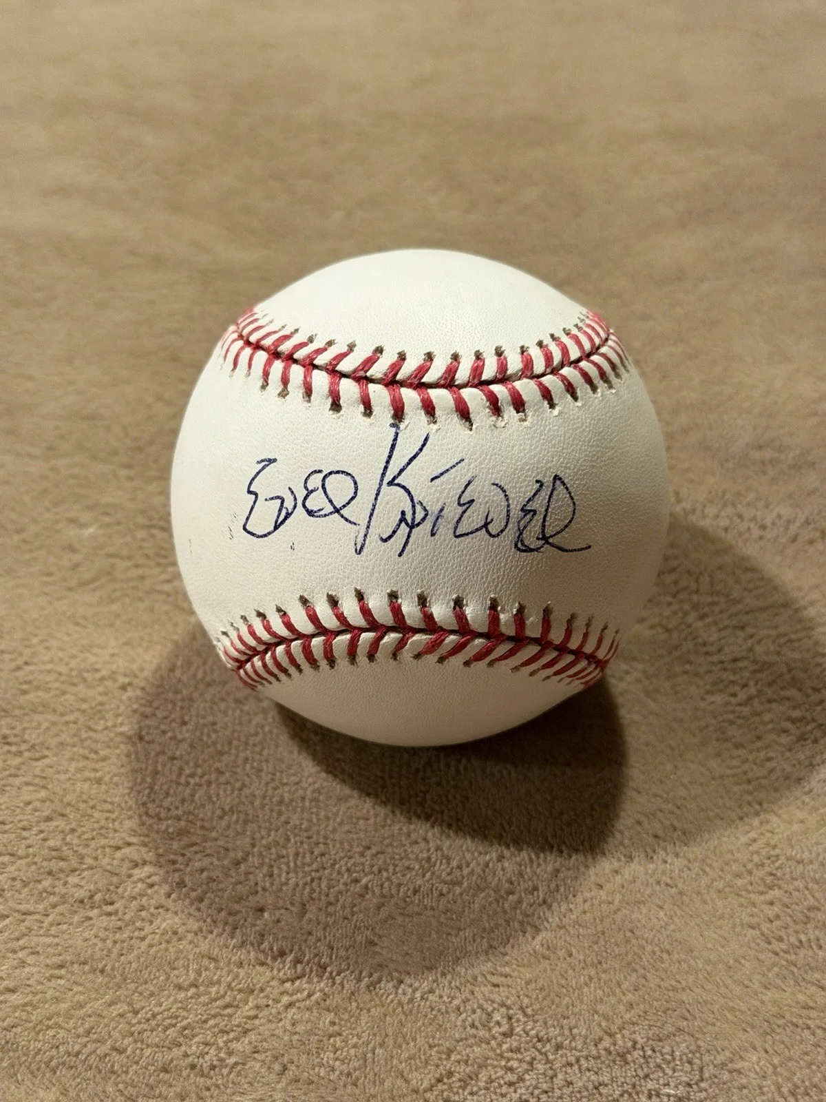 Evel Knievel Signed Baseball JSA Sticker Autograph Authentic Daredevil, image 4