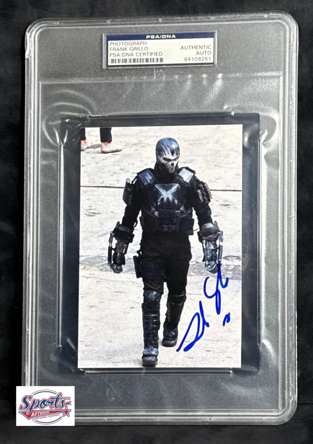 Frank Grillo — Frank Grillo Signed 4x6 Photo Winter Soldier Captain America Slabbed PSA