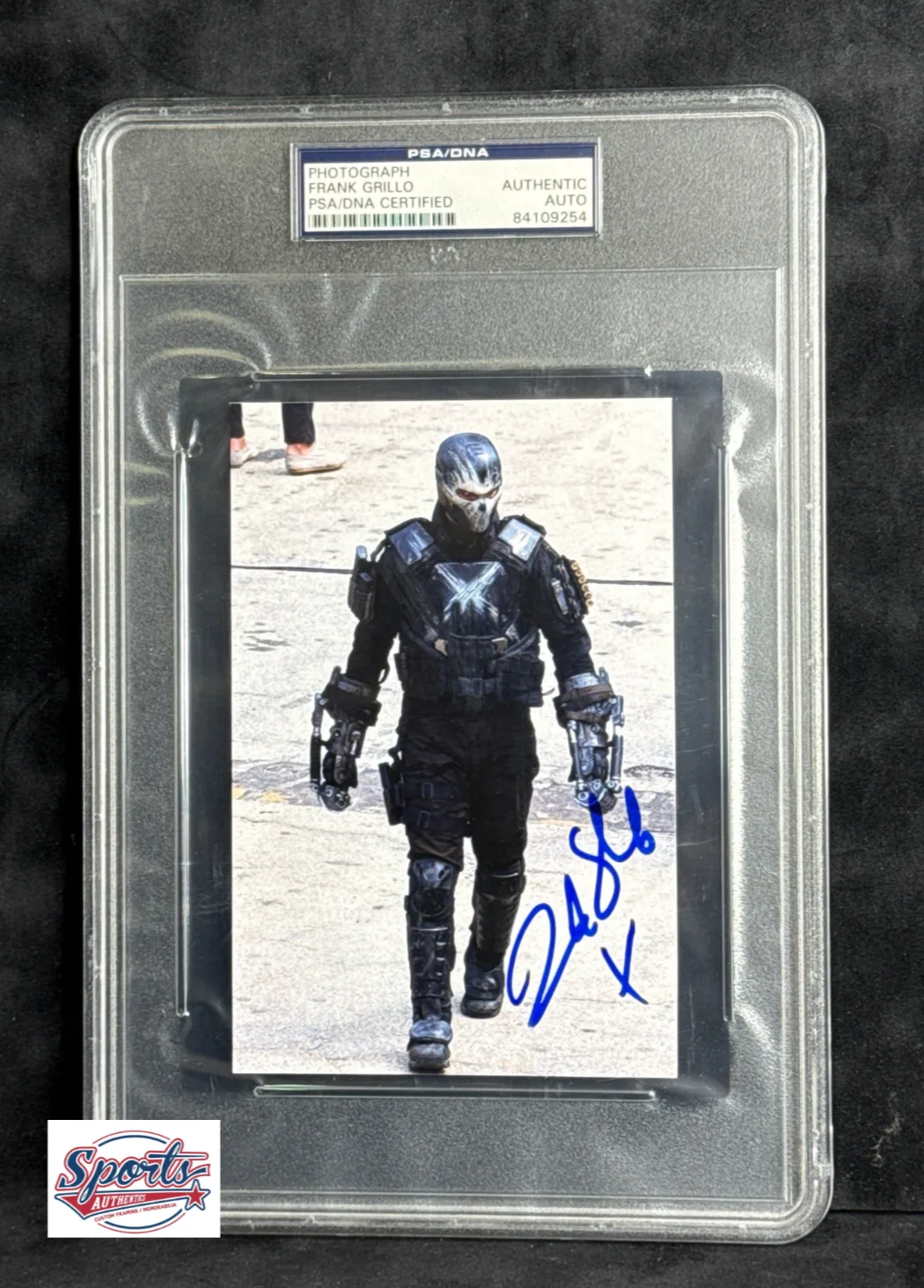 Frank Grillo — Frank Grillo Signed 4x6 Photo Winter Soldier Captain America Slabbed PSA