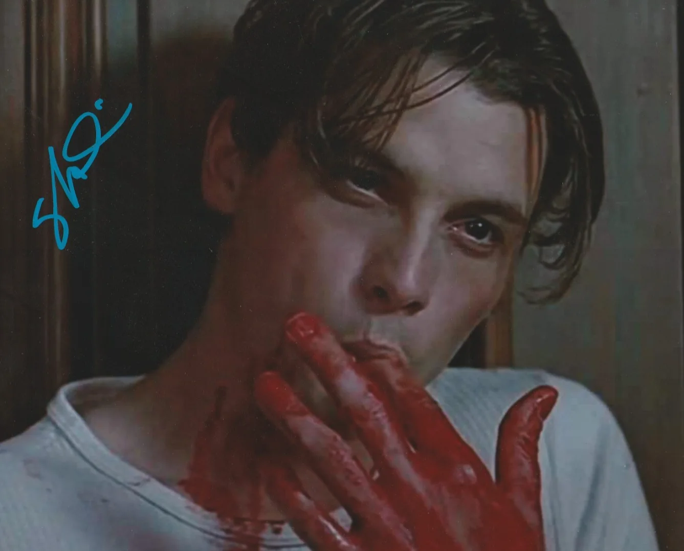 Skeet Ulrich — Skeet Ulrich Autographed 8x10 Photo Actor Scream Free Shipping I970