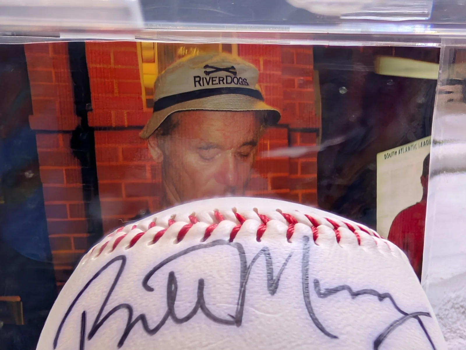 Bill Murray — Bill Murray Autographed Actor Comedian Ghostbusters Caddyshack Promo Baseball, image 2