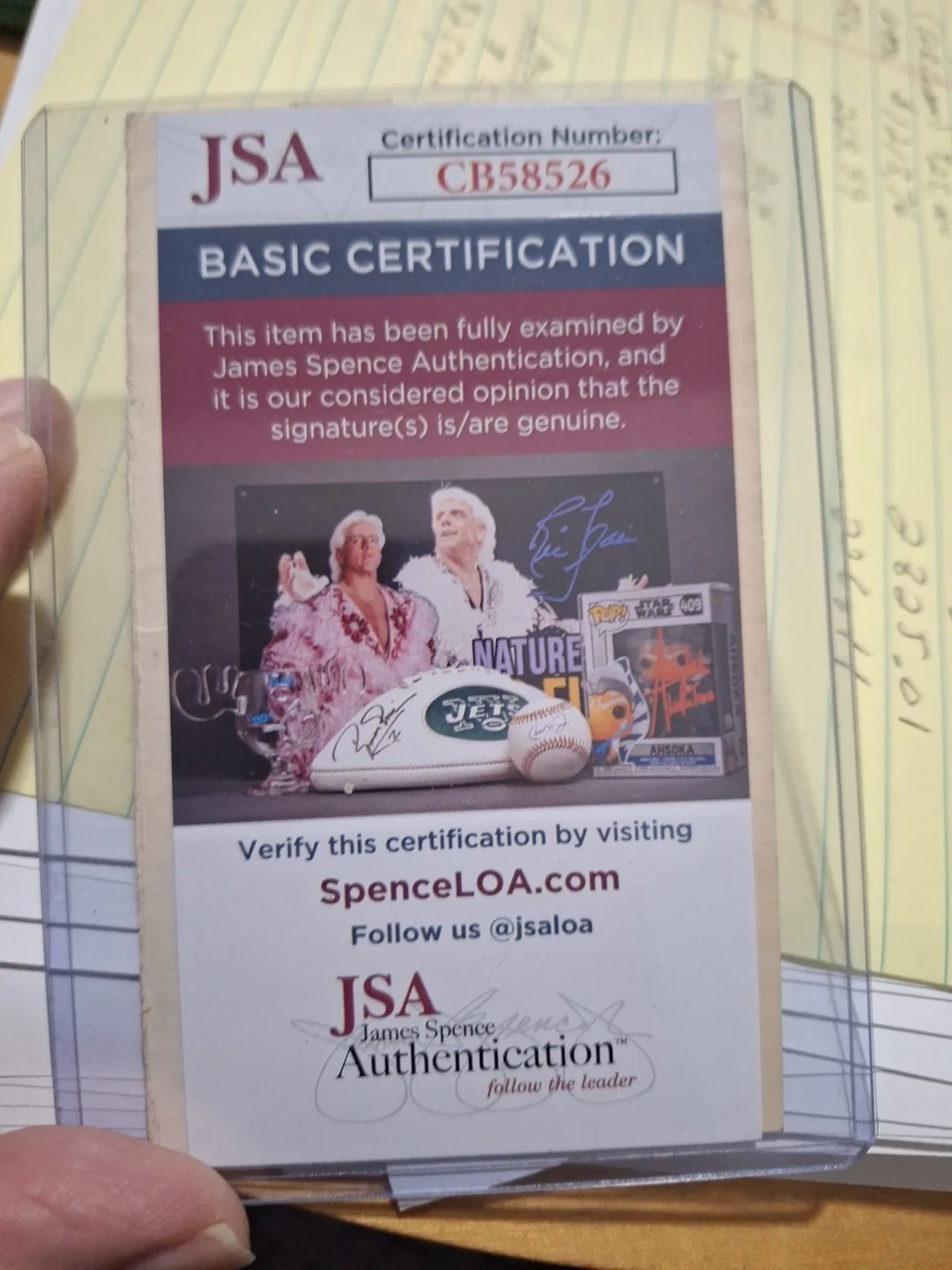 Lash LaRue Signed 3x5 Index Card JSA COA Stagecoach, image 2