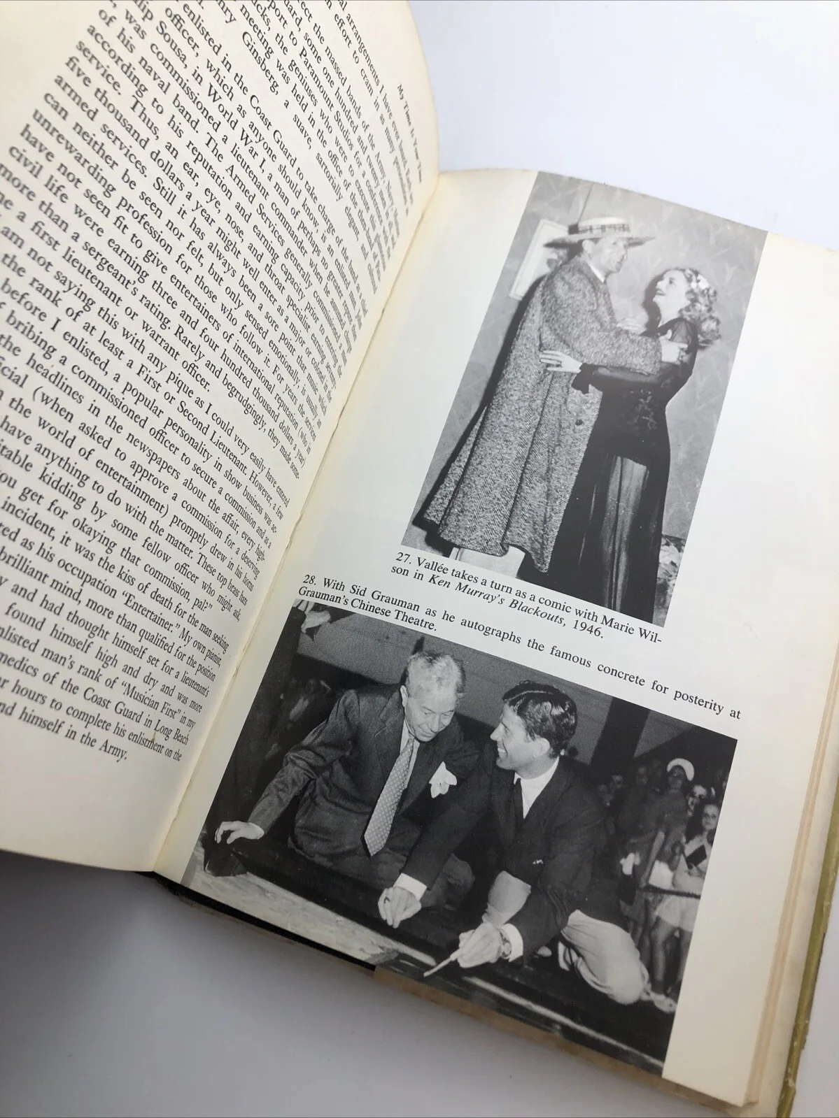 The Rudy Vallee Signed Autographed Hardcover Book My Time is Your Time, изображение 5