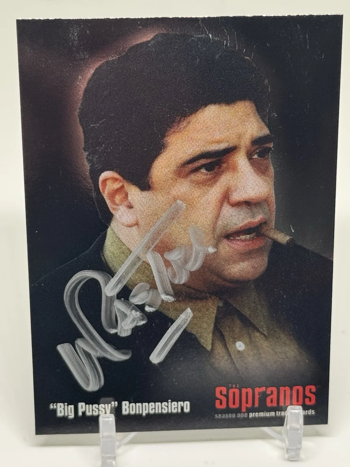 Vincent Pastore — VINCENT PASTORE 2005 INKWORKS #10 SOPRANOS SIGNED Big Pussy