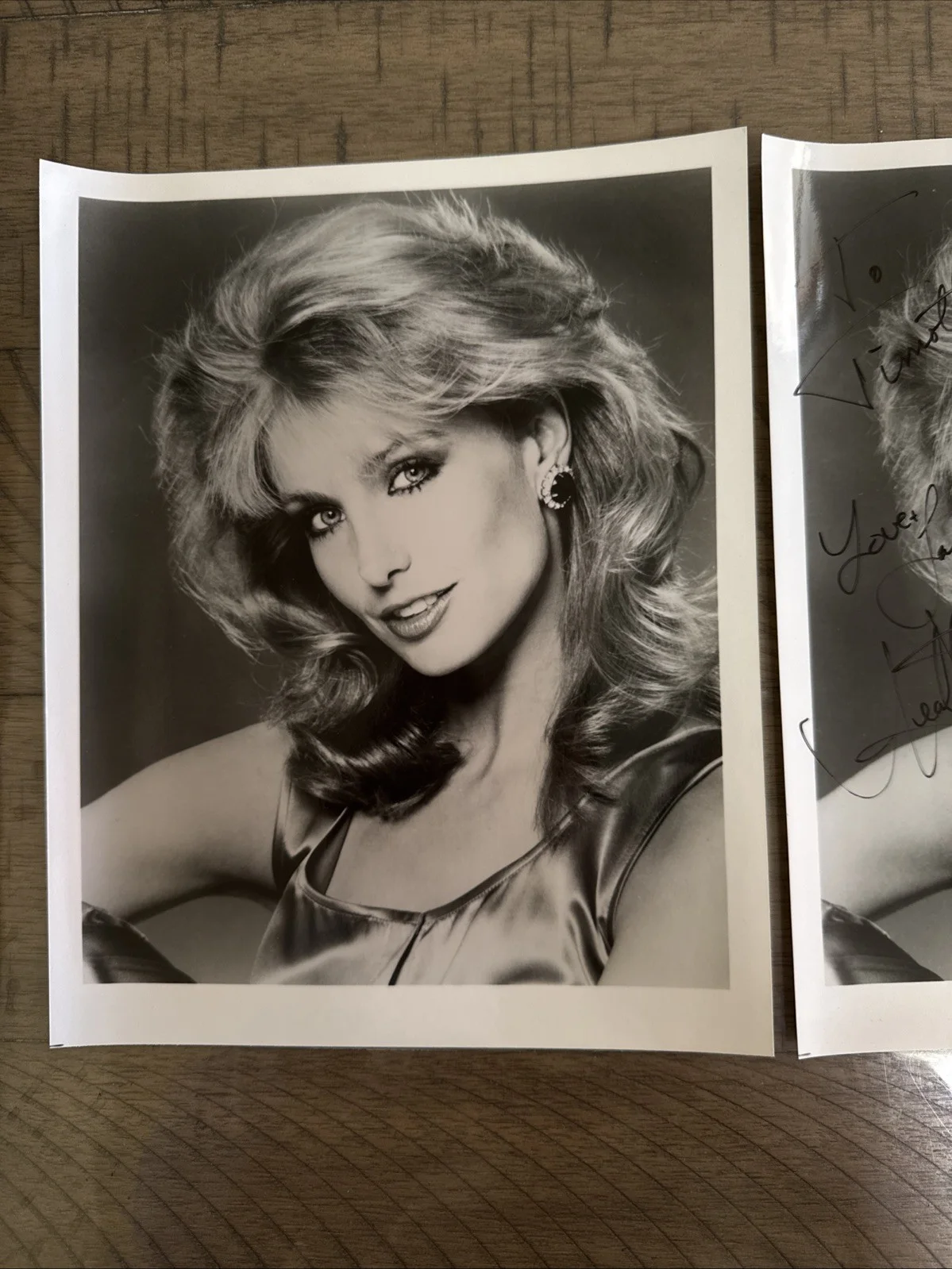Heather Thomas Signed 8x10 Photo + Unsigned Photo Autograph The Fall Guy Actress, image 4