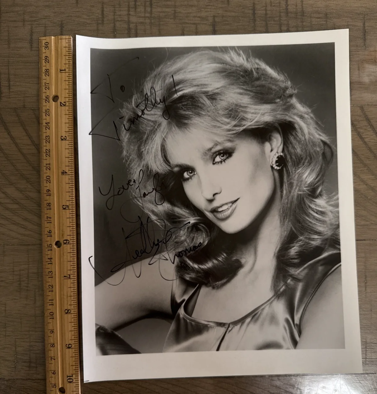 Heather Thomas Signed 8x10 Photo + Unsigned Photo Autograph The Fall Guy Actress, image 5