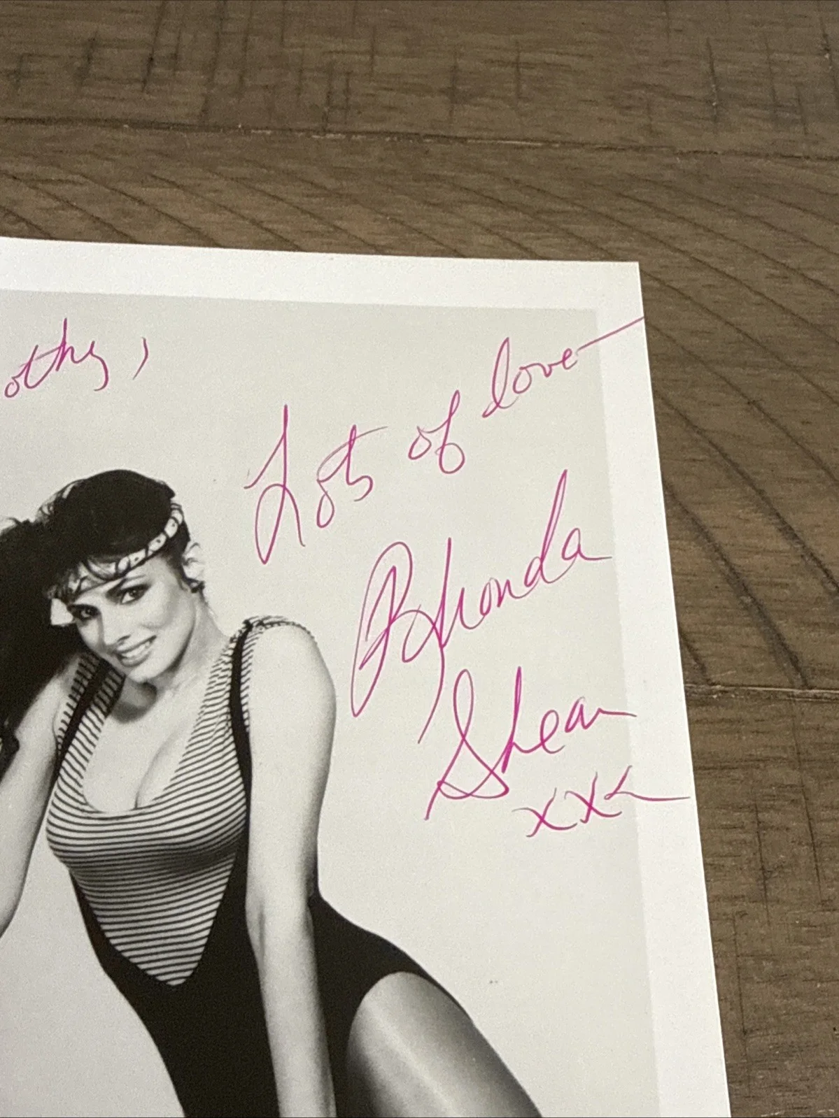 RHONDA SHEAR Signed 7x5 Photo Autograph Vintage Glamour Actress USA Up All Night, изображение 3
