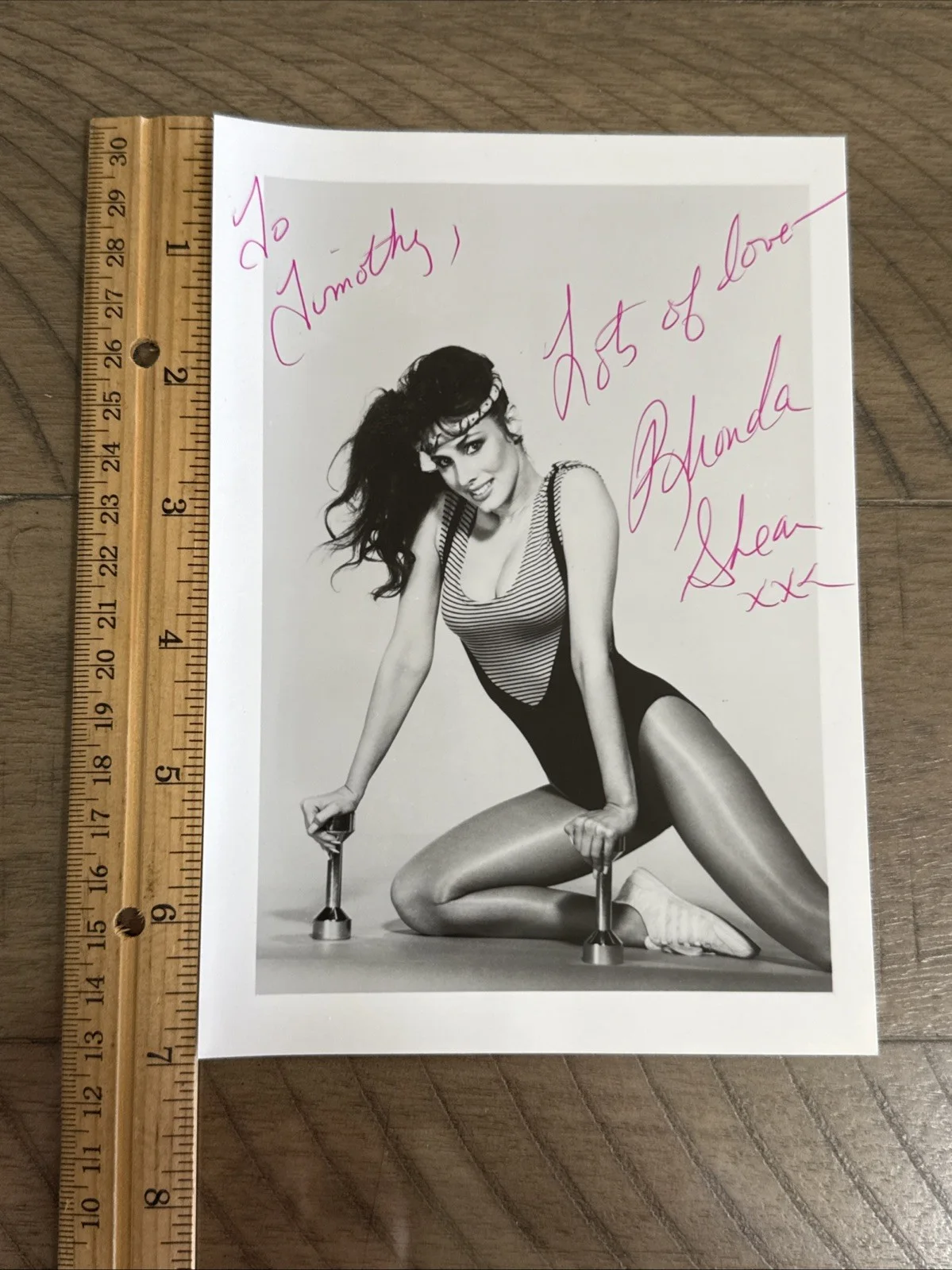 RHONDA SHEAR Signed 7x5 Photo Autograph Vintage Glamour Actress USA Up All Night, изображение 4