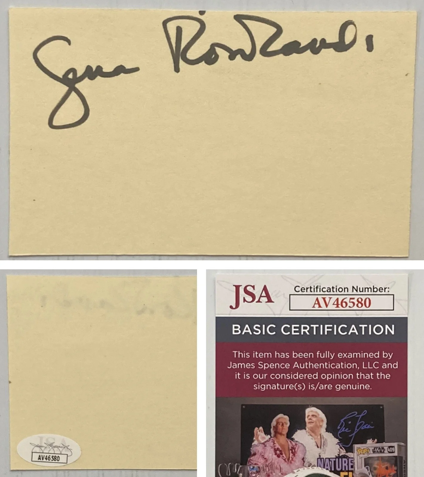 Gena Rowlands — The Notebook Gena Rowlands Signed Autograph 3x5 Cut - JSA Cert - FREE S&H!