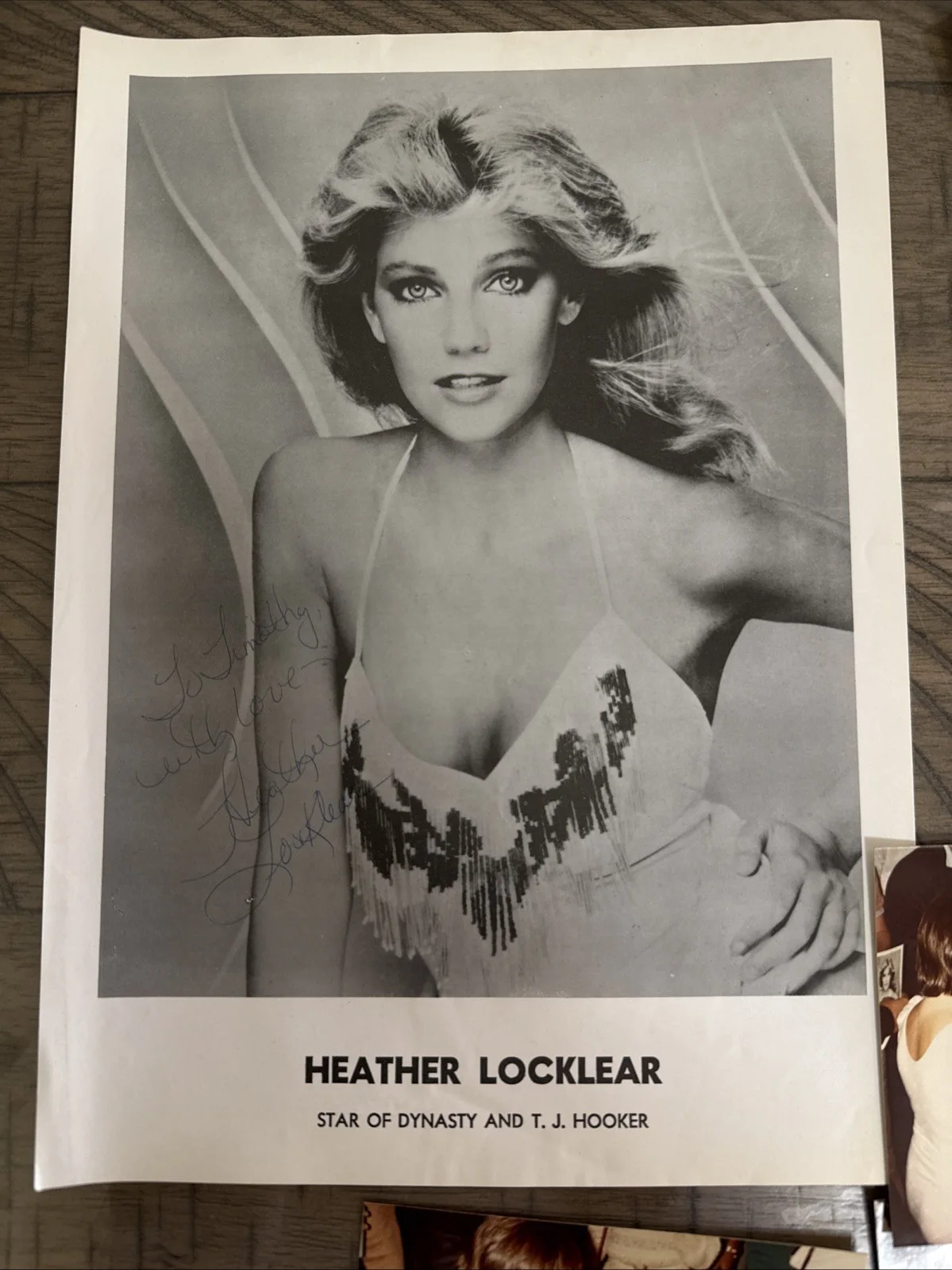 Heather Locklear Photo SIGNED Lot Promo +Candid Event Photos Dynasty T.J. Hooker, image 2