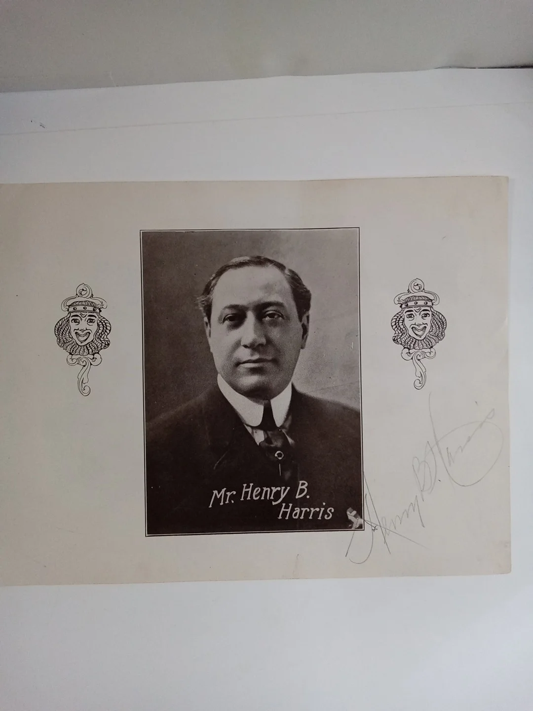 Henry B. Harris Broadway Producer Died On Titanic Signed Page JSA Extremely RARE, изображение 2