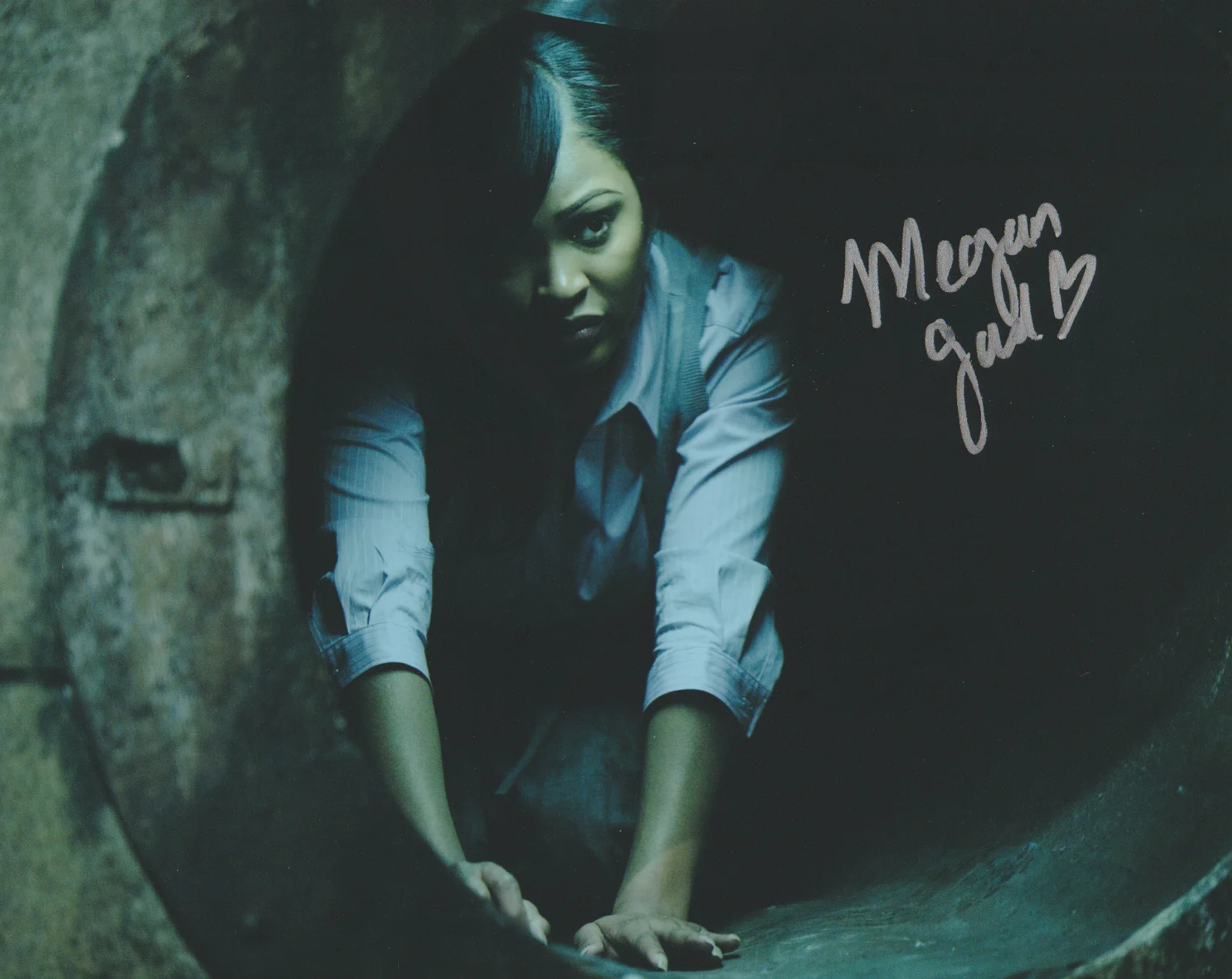 MEAGAN GOOD — MEAGAN GOOD SIGNED 10X8 COLOR PHOTO AUTOGRAPH SAW 5 LUBA GOODS