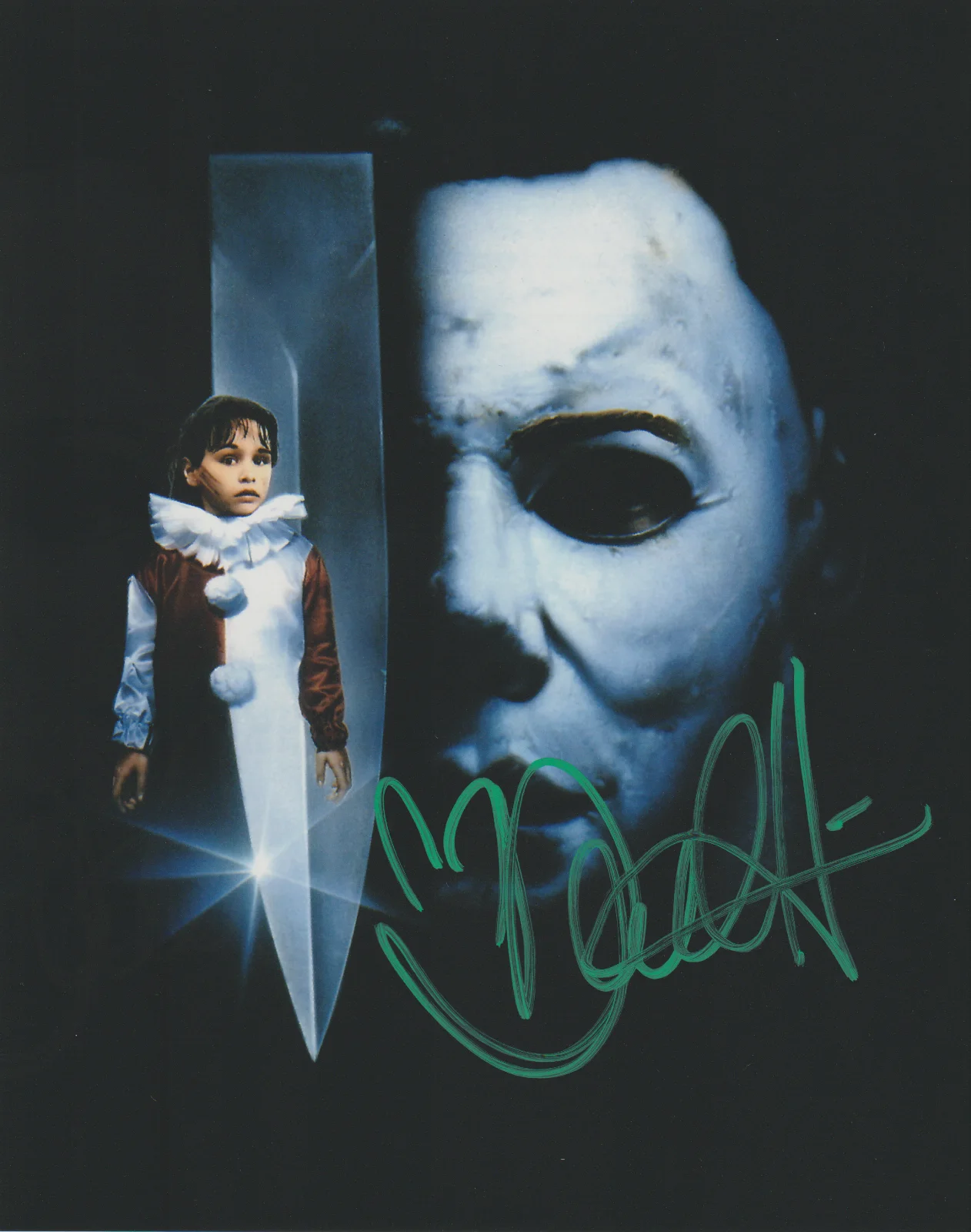 DANIELLE HARRIS — DANIELLE HARRIS SIGNED 8X10 COLOR PHOTO AUTOGRAPH HALLOWEEN 5 JAMIE LLOYD HORROR