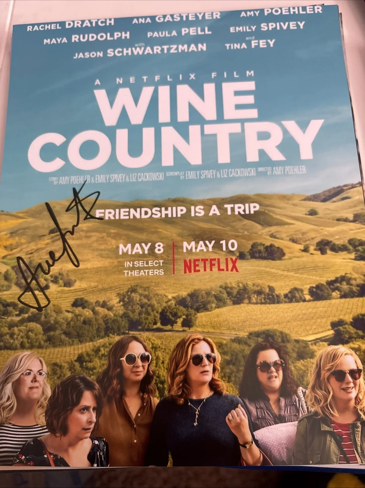 ANA GASTEYER — ANA GASTEYER SIGNED AUTOGRAPHED 8x10 PHOTO MEAN GIRLS WINE COUNTRY SNL