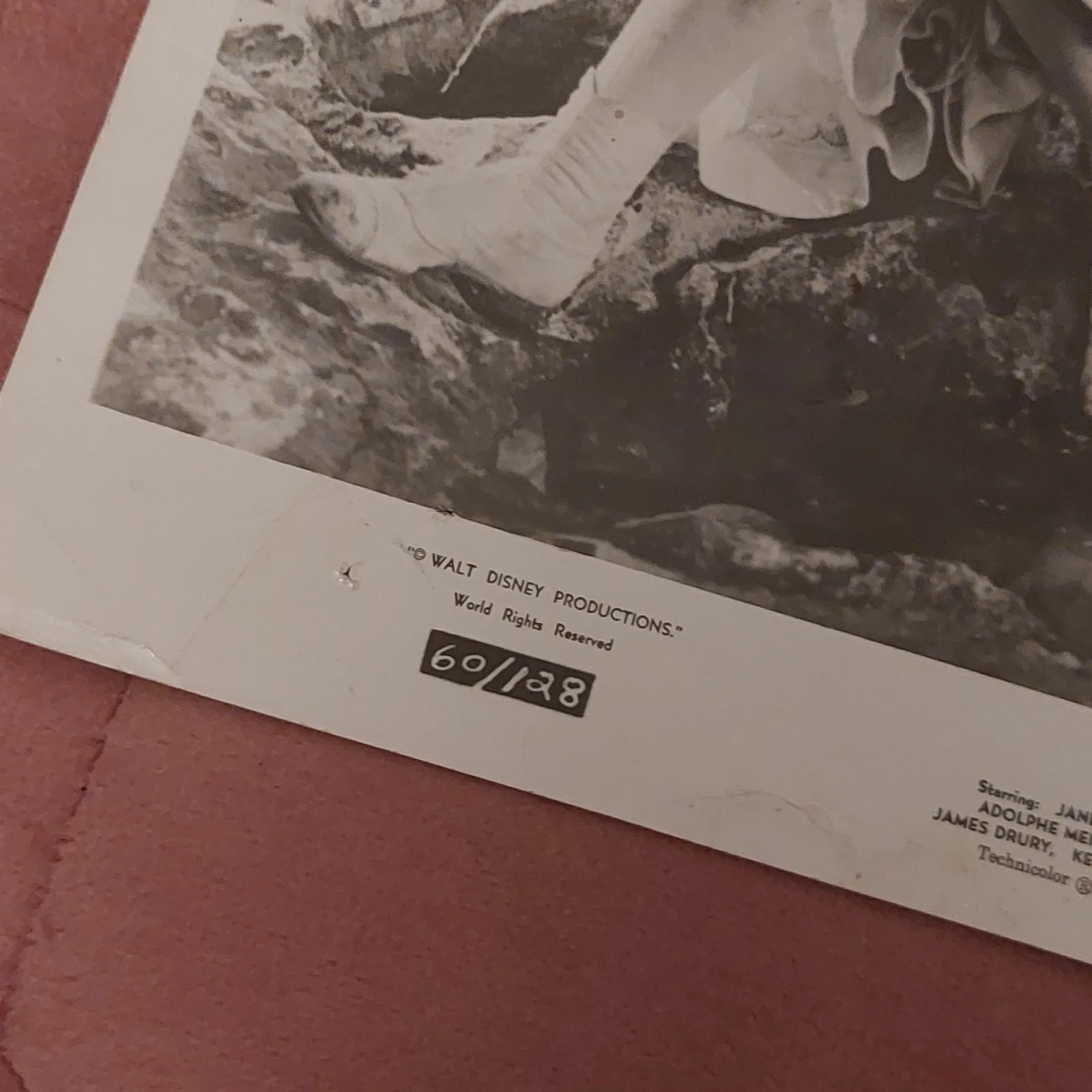 Hayley Mills & Richard Egan in Disney's Pollyanna 1960 Fishing Scene Press Still, изображение 3