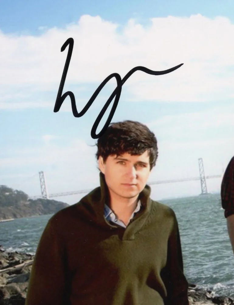 EZRA KOENIG, CHRIS BAIO — Ezra Koenig & Chris Baio signed "VAMPIRE WEEKEND" 8x10 Photo PROOF j ACOA COA, изображение 4