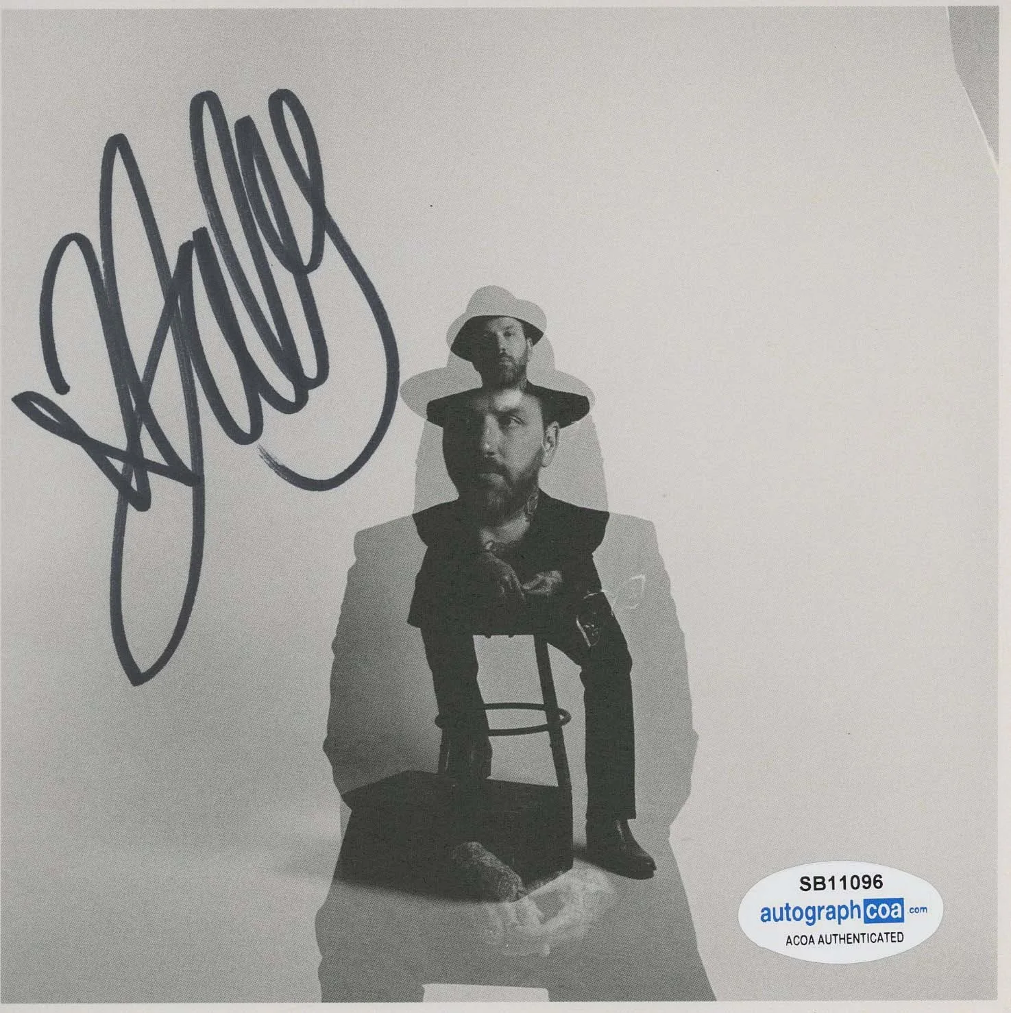 DALLAS GREEN — Dallas Green signed "CITY AND COLOUR" CD Insert AUTOGRAPHED c Singer ACOA COA, изображение 4