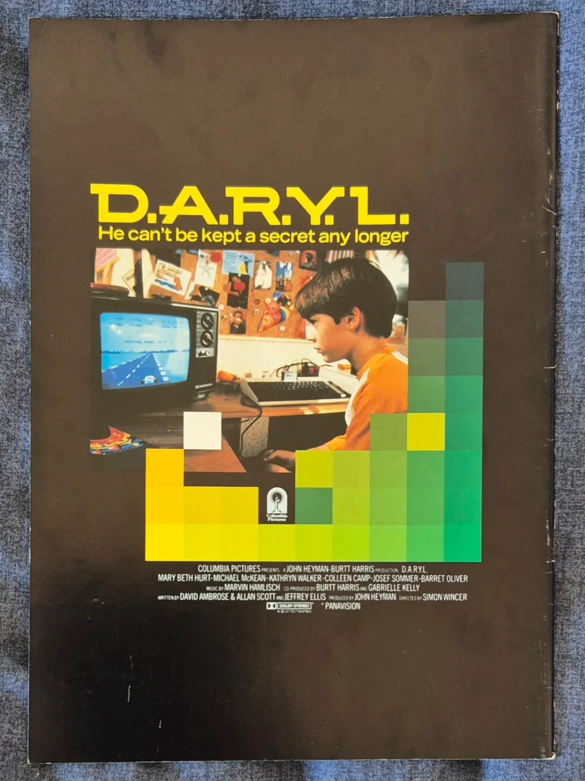D.A.R.Y.L. - Japanese Programme / Movie Brochure - 1985, image 5