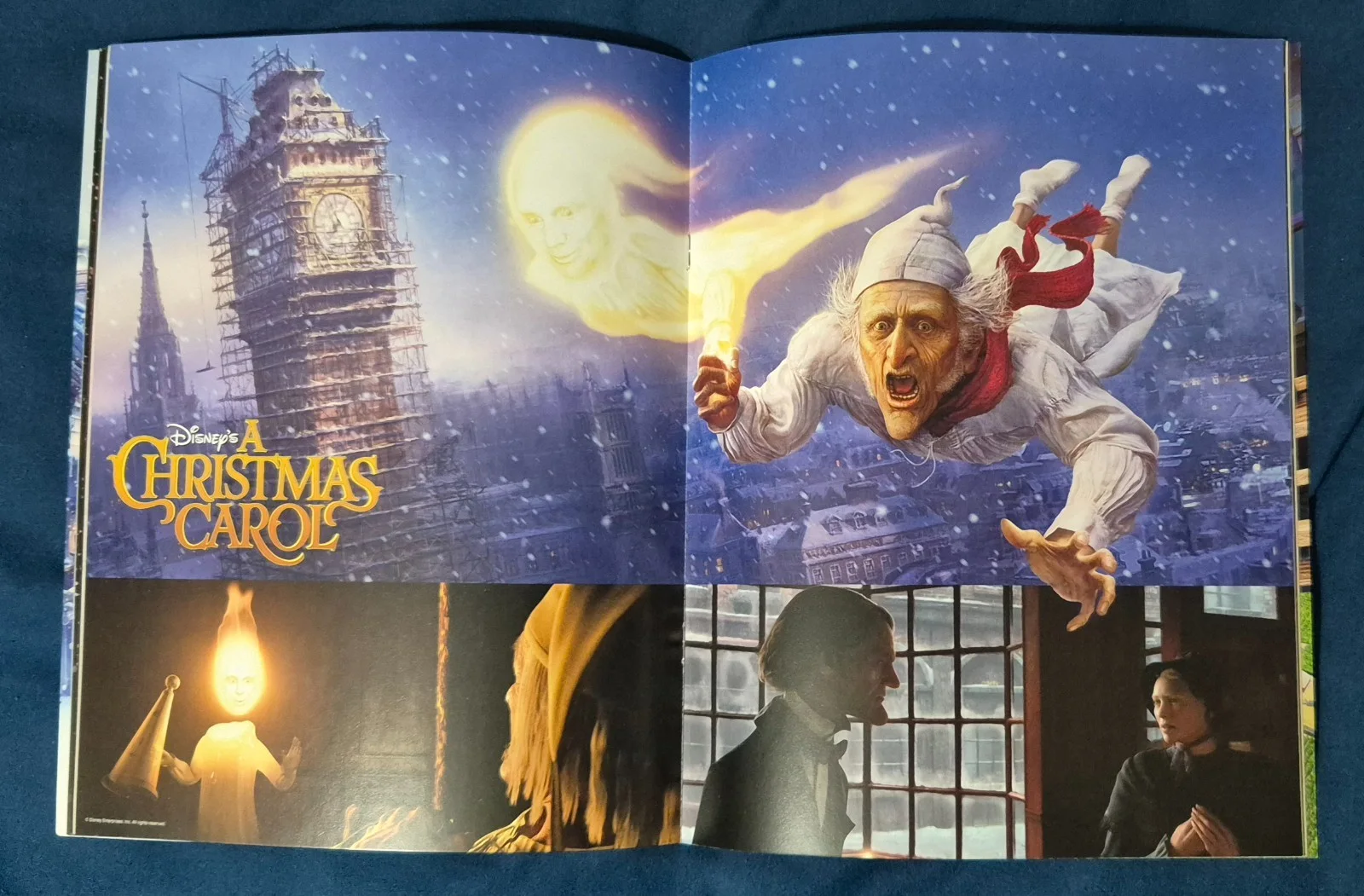Disney - A Christmas Carol - Jim Carrey - Japanese Movie Brochure - 2007, изображение 4