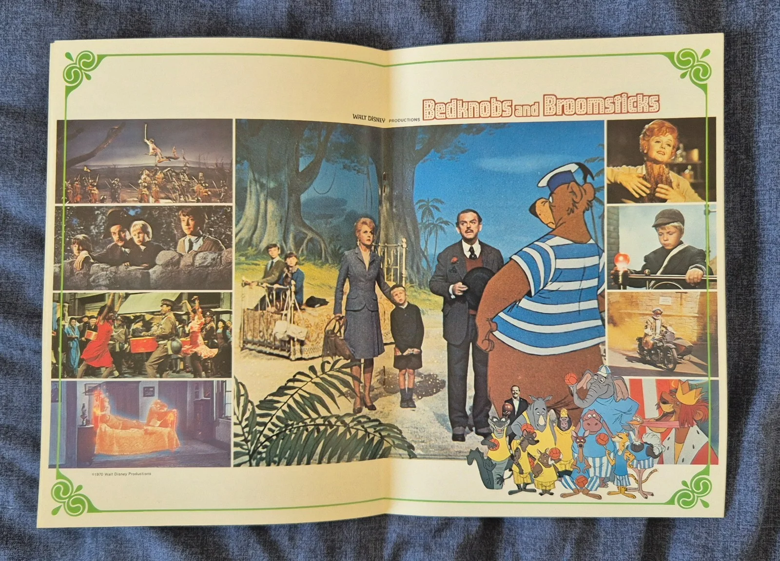 Disney - Bednobs & Broomsticks - Angela Lansbury - Japan Movie Brochure - 1973, изображение 3