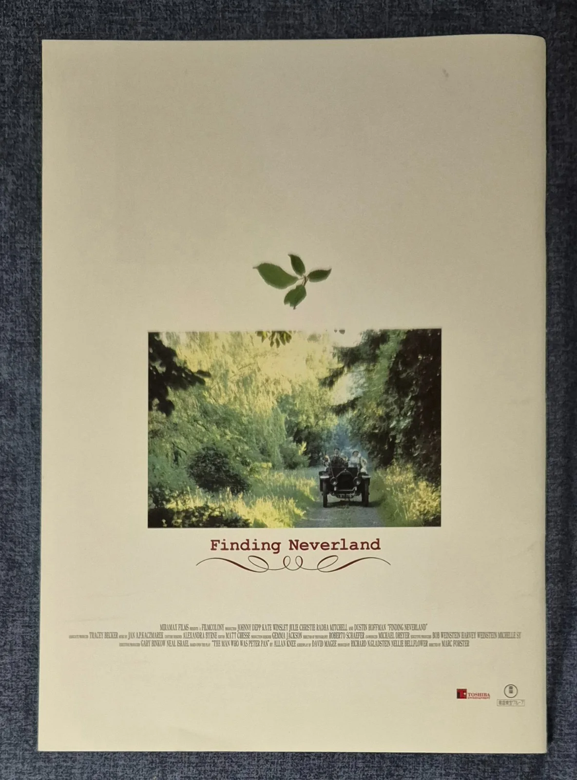 Johnny Depp - Finding Neverland - Japanese Movie Programme / Brochure - 2004, image 3