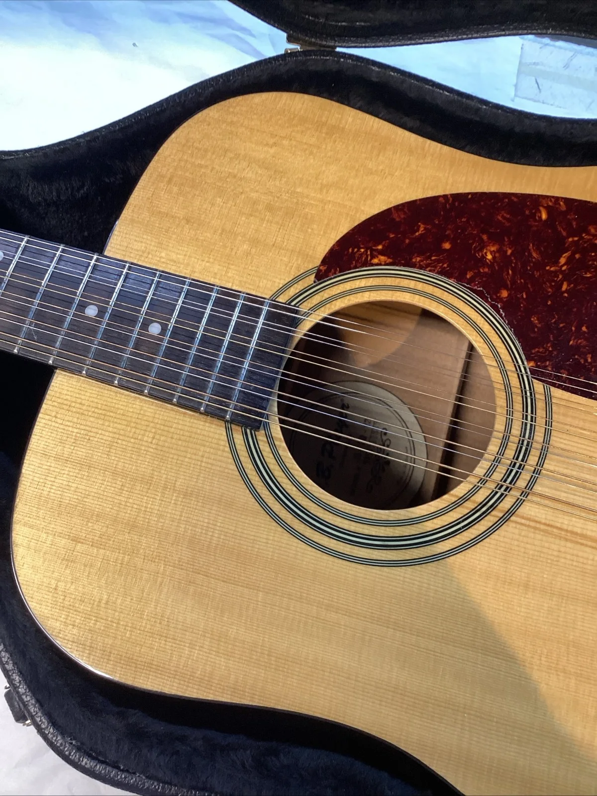 JBP 12 String Acoustic Guitar JB-20-12 With Hard Case, image 4