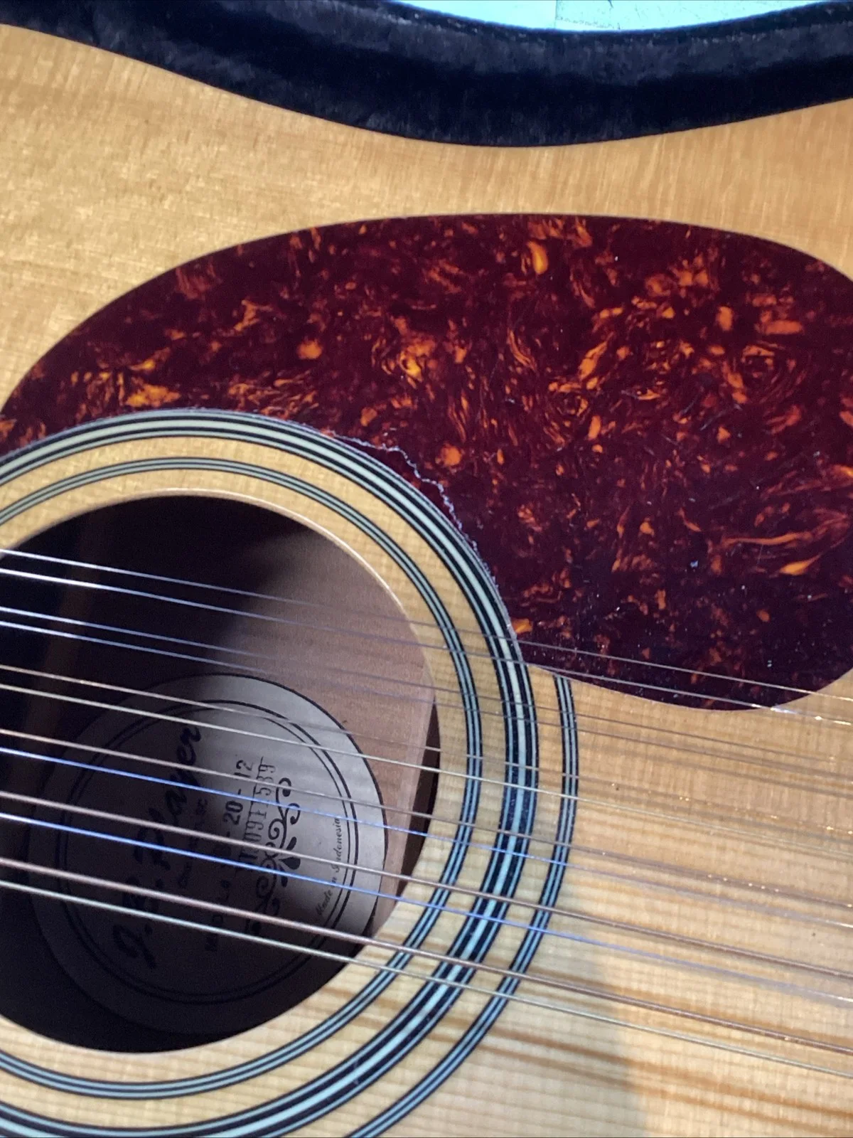 JBP 12 String Acoustic Guitar JB-20-12 With Hard Case, image 5