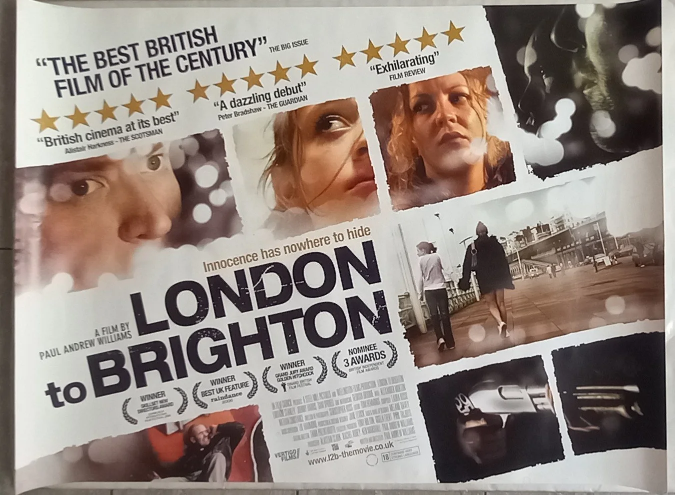 London to Brighton (2006) D/S UK Quad Poster, Lorraine Stanley, Georgia Groome, изображение 2