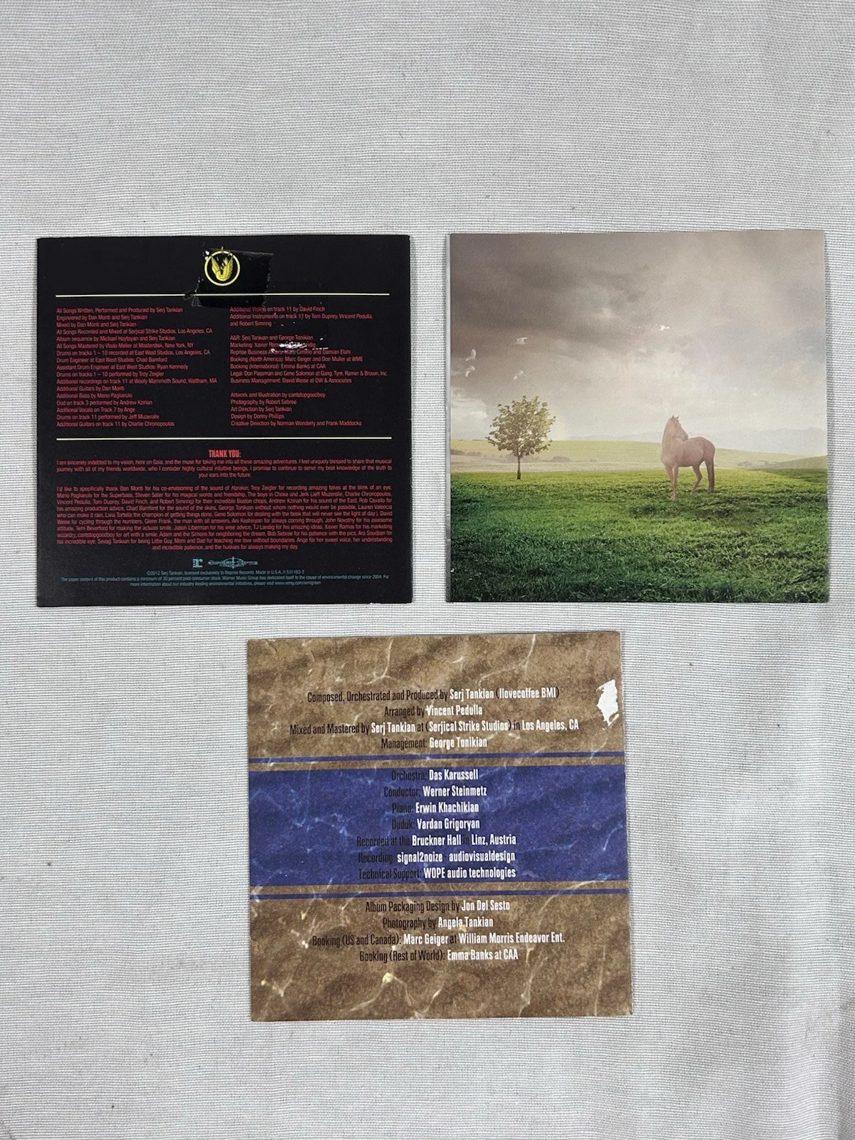 Serj Tankian — RARE Serj Tankian Signed System of a Down Autograph CD Booklet Memorabilia, изображение 2