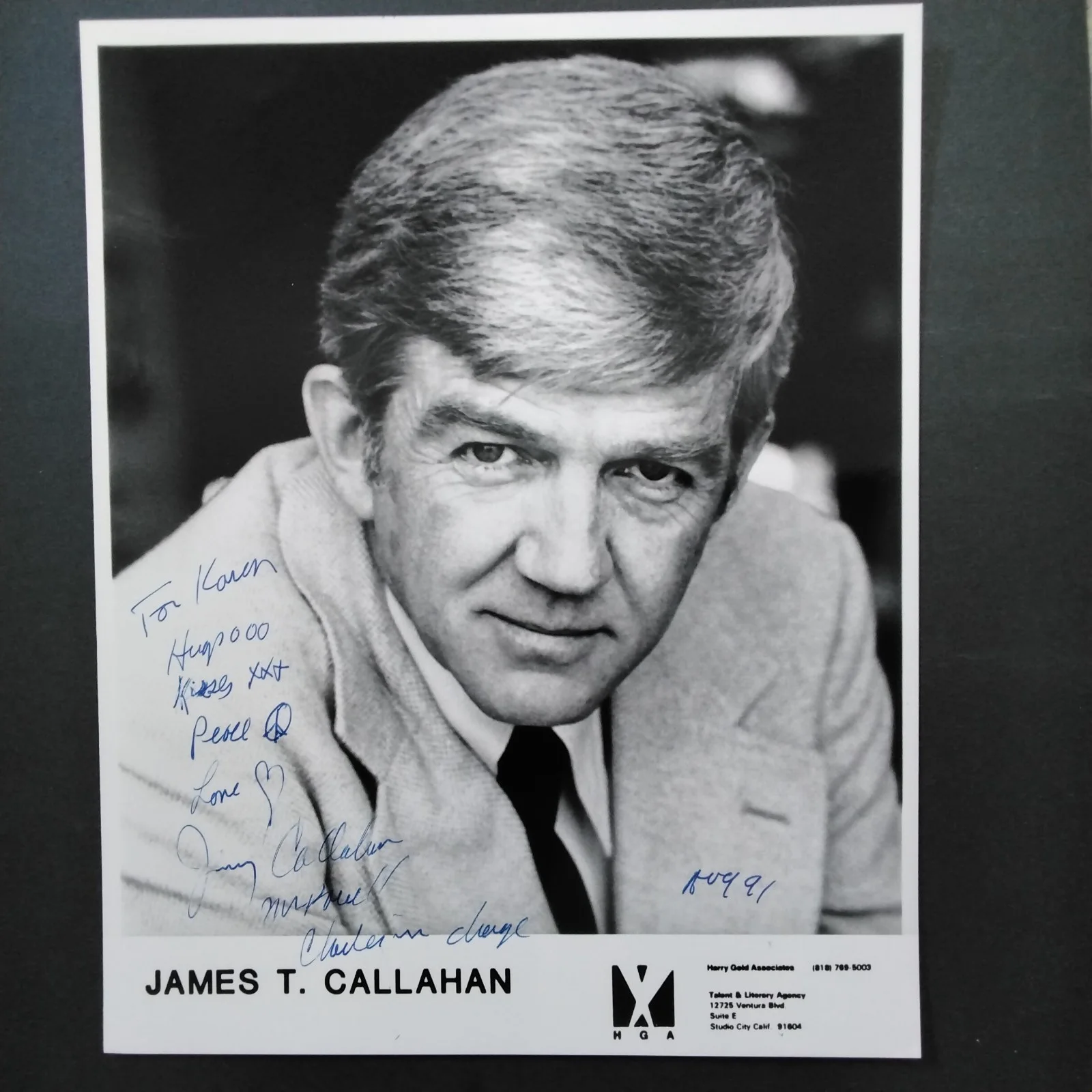 James Callahan SIGNED Photo Movie TV Actor Charles in Charge Lady Sings Blues, изображение 2