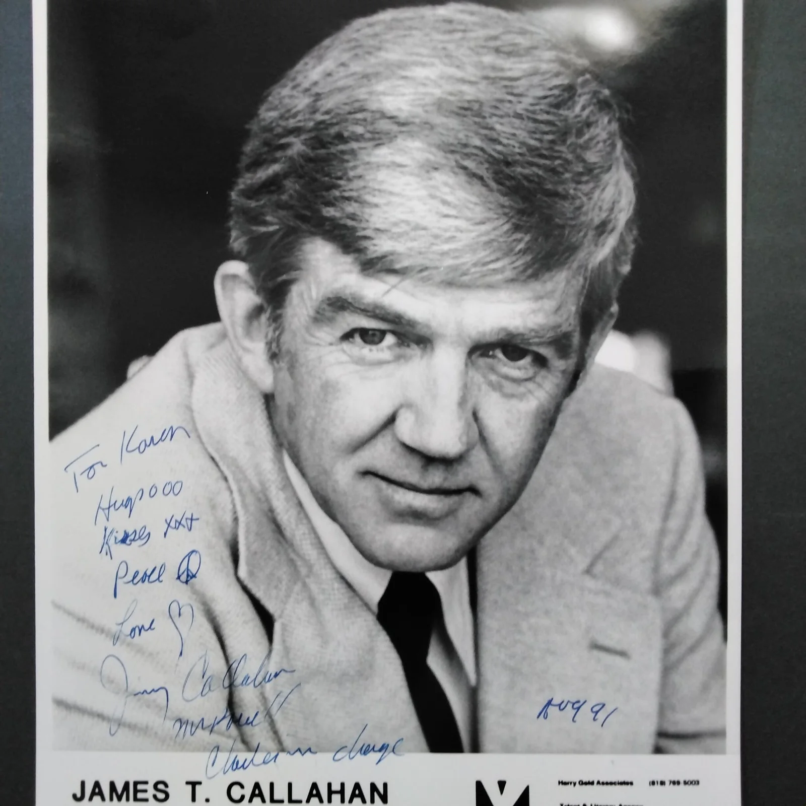 James Callahan SIGNED Photo Movie TV Actor Charles in Charge Lady Sings Blues, изображение 3