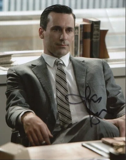 Jon Hamm — Jon Hamm signed Mad Men 8x10 Don Draper photo