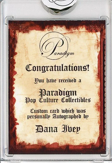 Dana Ivey — -THE ADDAMS FAMILY- DANA IVEY Signed/Autograph/Auto Certified Movie Trading Card, изображение 2