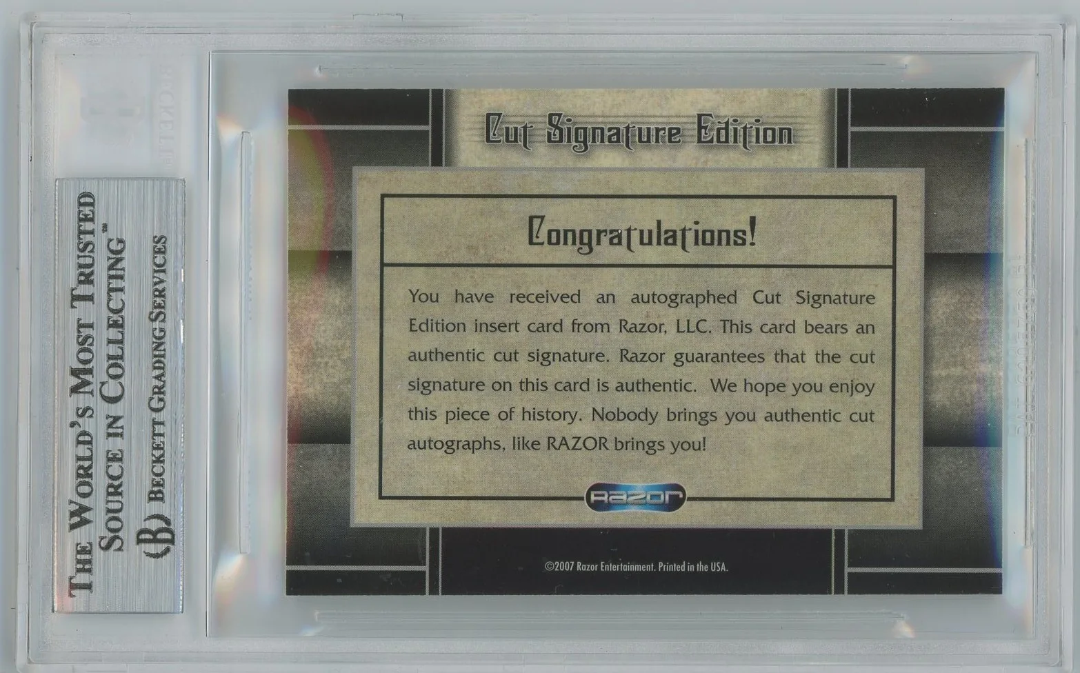 Tila Tequila — Tila Tequila - Model - 2008 Razor Cut Signature Edition Encore AUTO - NICE!, image 3