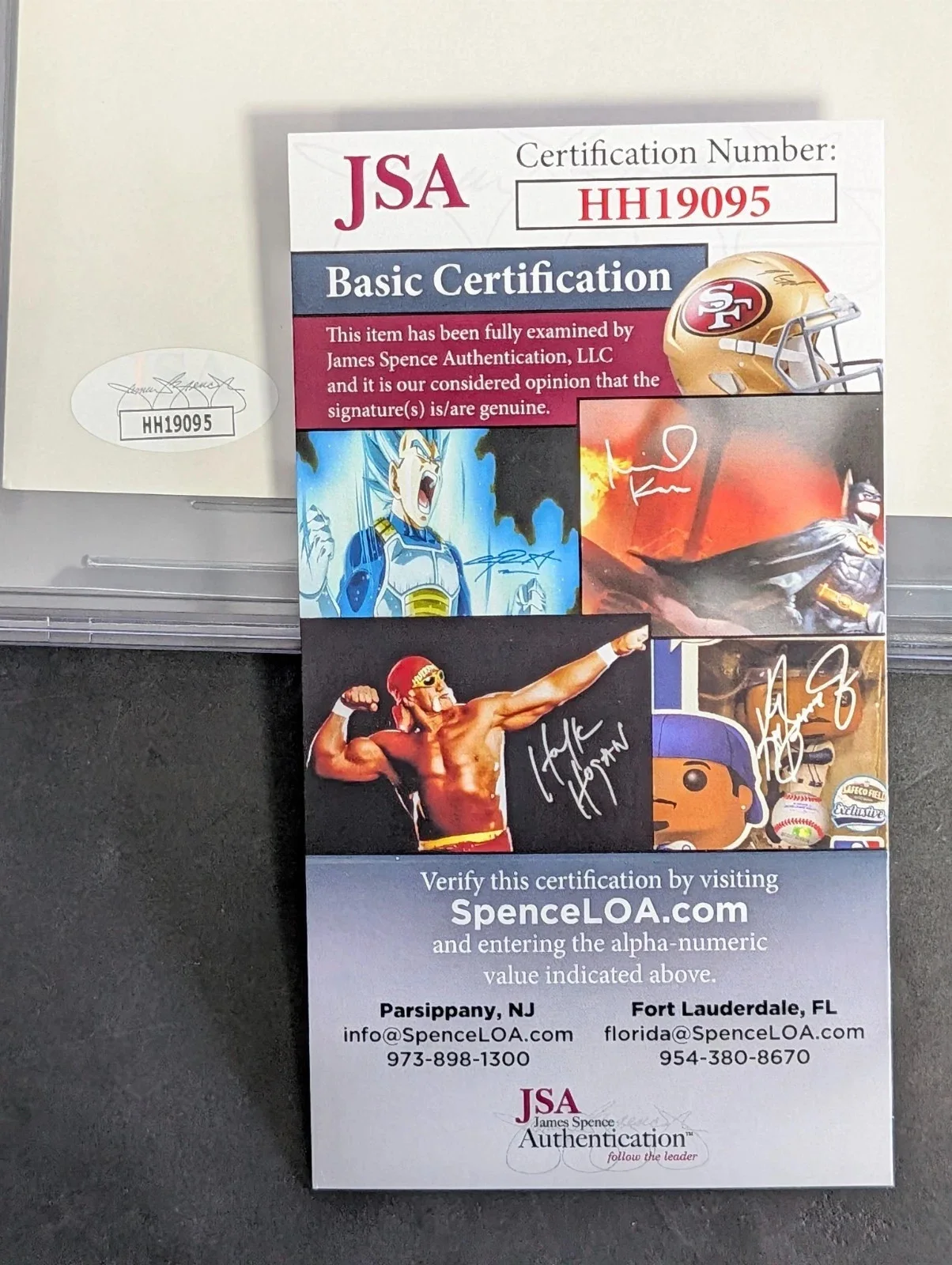 Dean Torrence — Dean Torrence (Jan and Dean) Signed Index Card...Beckett and JSA Authenticated!, image 2