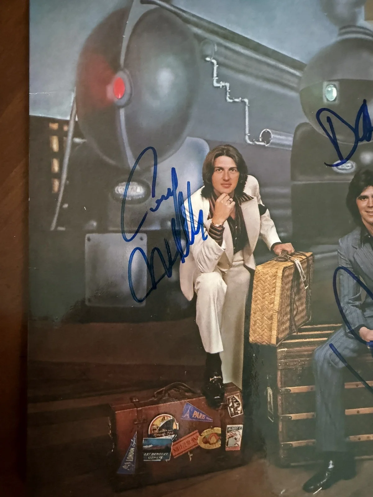 Three Dog Night Signed x3 Record Album LP JSA COA Negron Wells Hutton, изображение 4